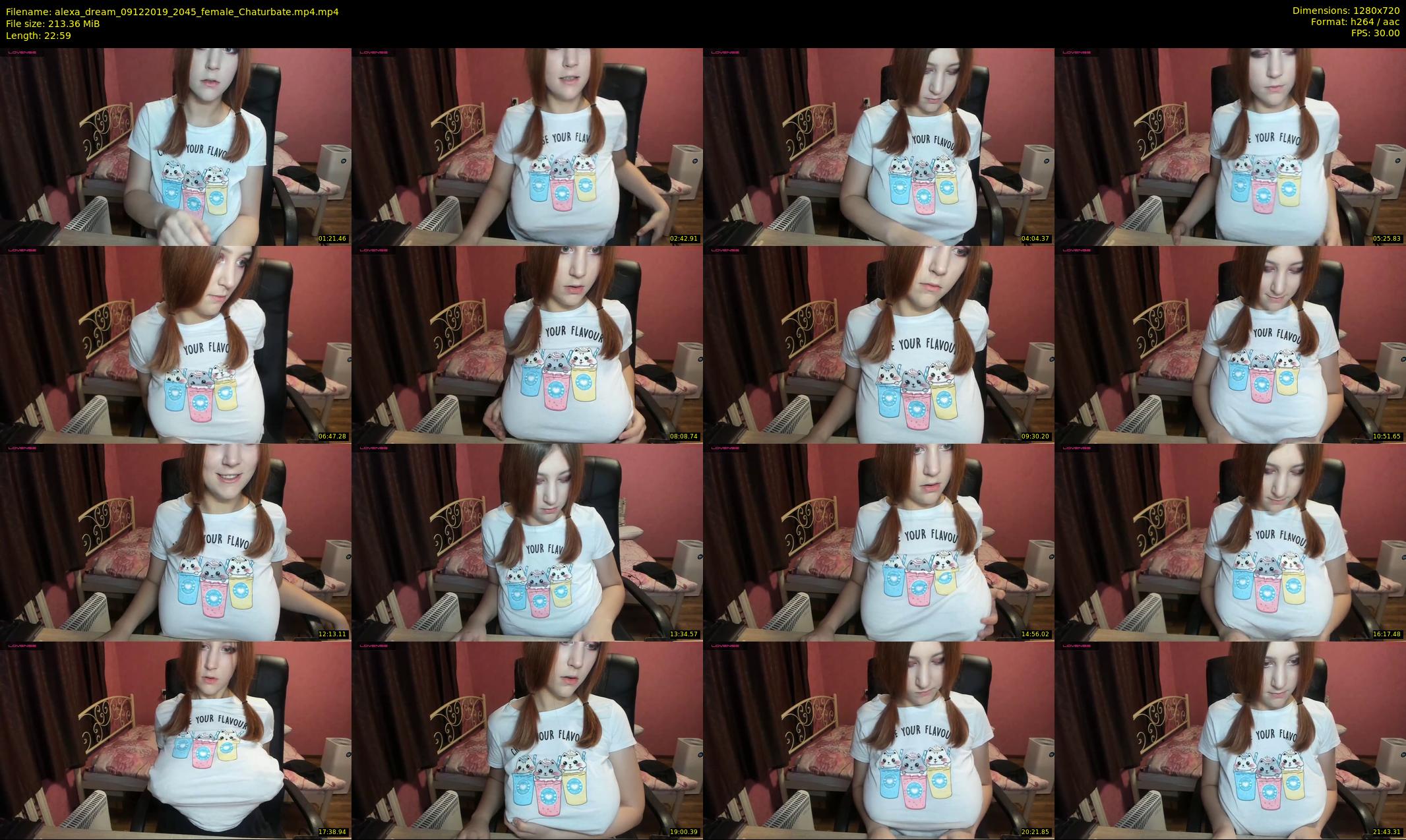 alexa_dream — 23 minute Chaturbate female cam show recording, 720p, Dec 9, 2019