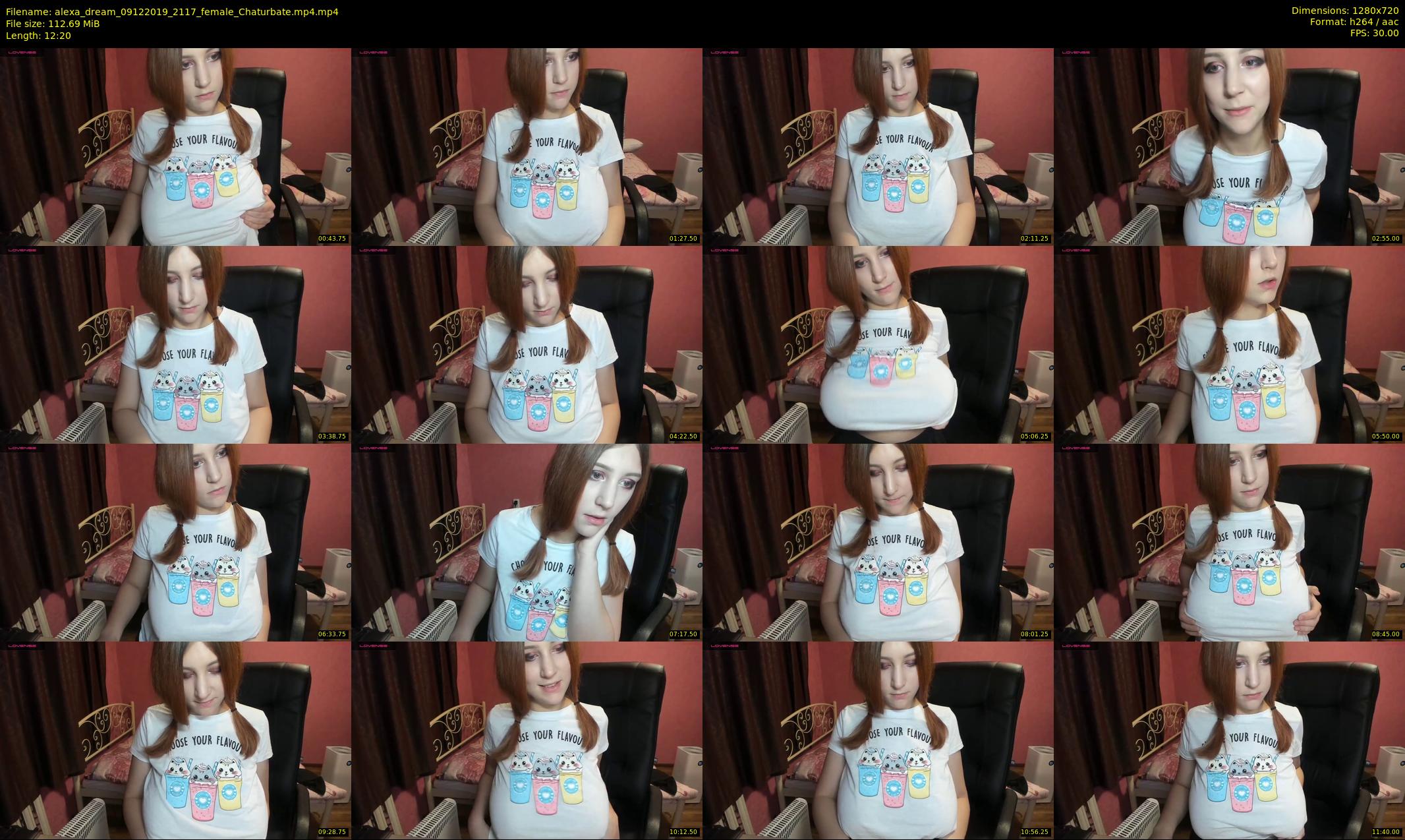 alexa_dream — 13 minute Chaturbate female cam show recording, 720p, Dec 9, 2019