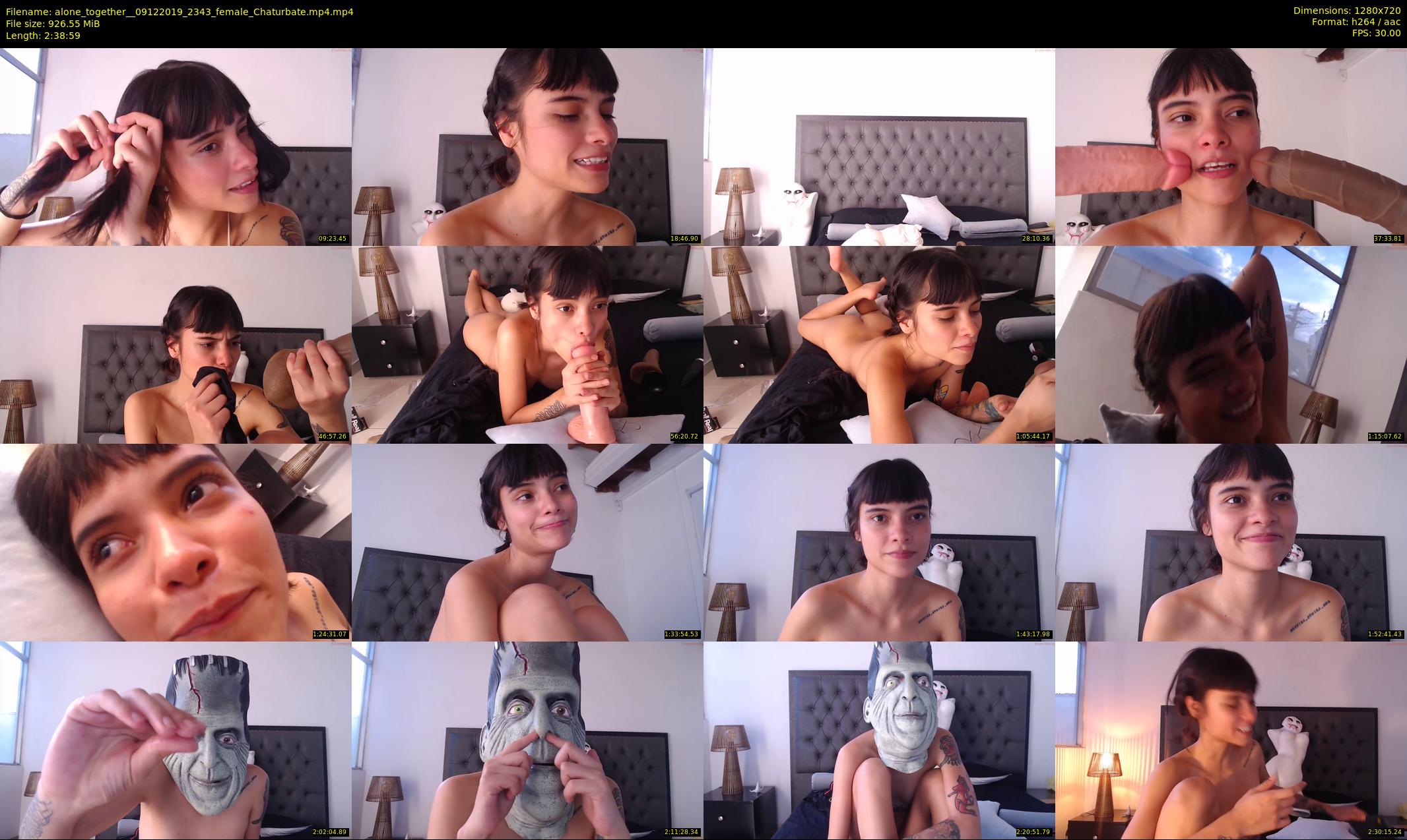 alone_together_ — 159 minute Chaturbate female cam show recording, 720p, Dec 9, 2019