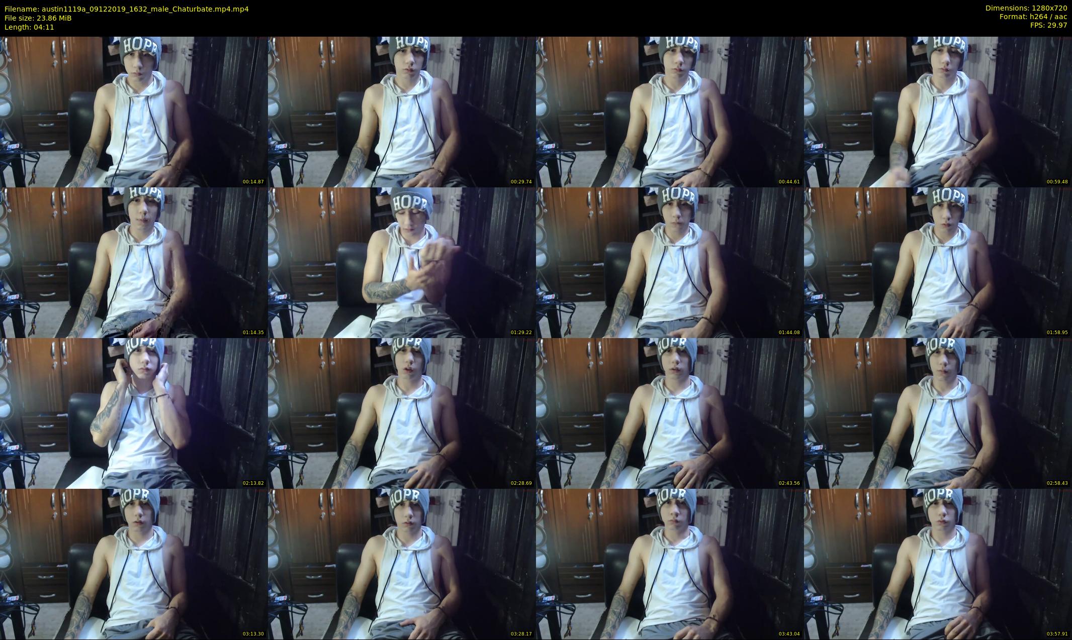 austin1119a — 5 minute Chaturbate male cam show recording, 720p, Dec 9, 2019