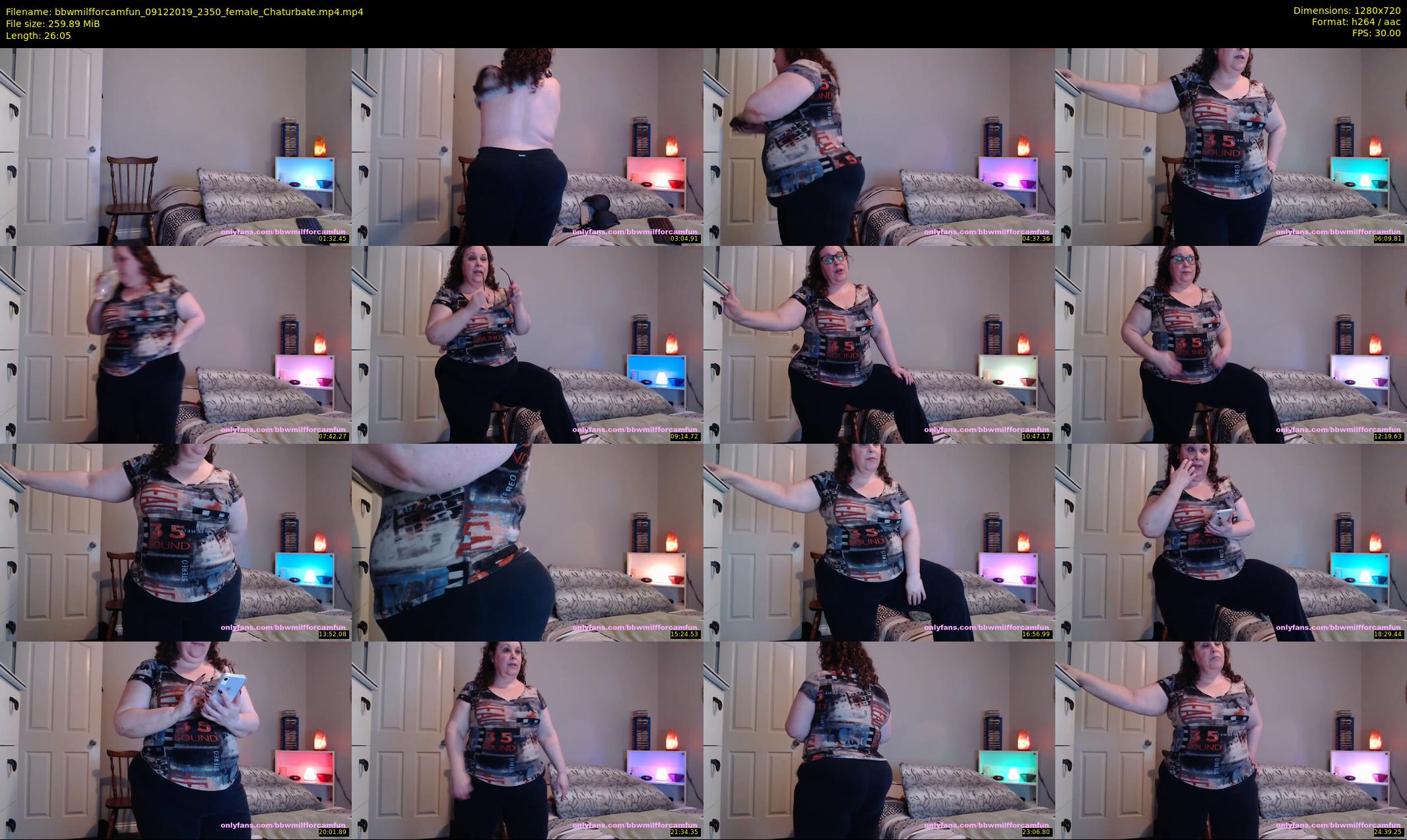 bbwmilfforcamfun — 27 minute Chaturbate female cam show recording, 720p, Dec 9, 2019