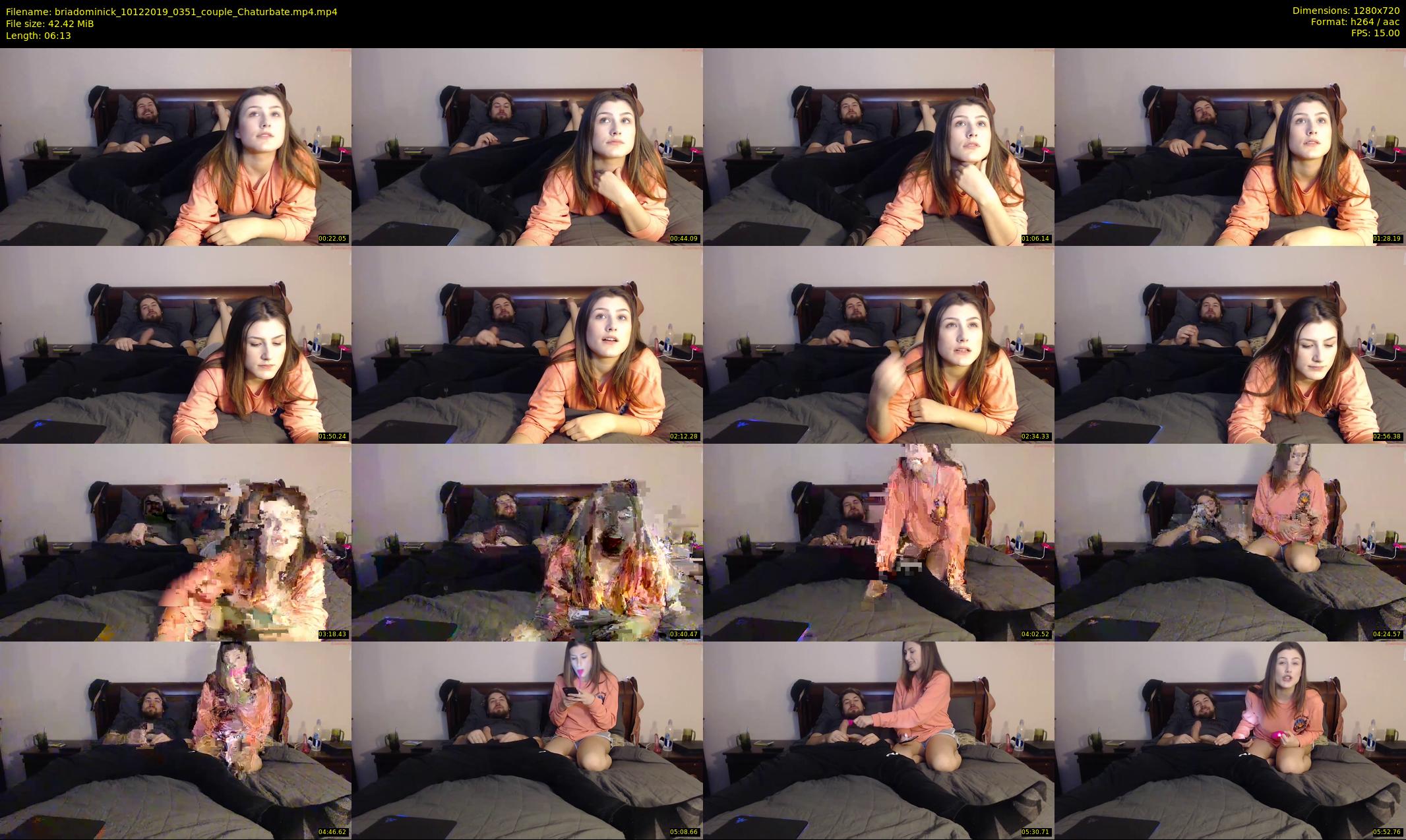briadominick — 7 minute Chaturbate couple cam show recording, 720p, Dec 10, 2019