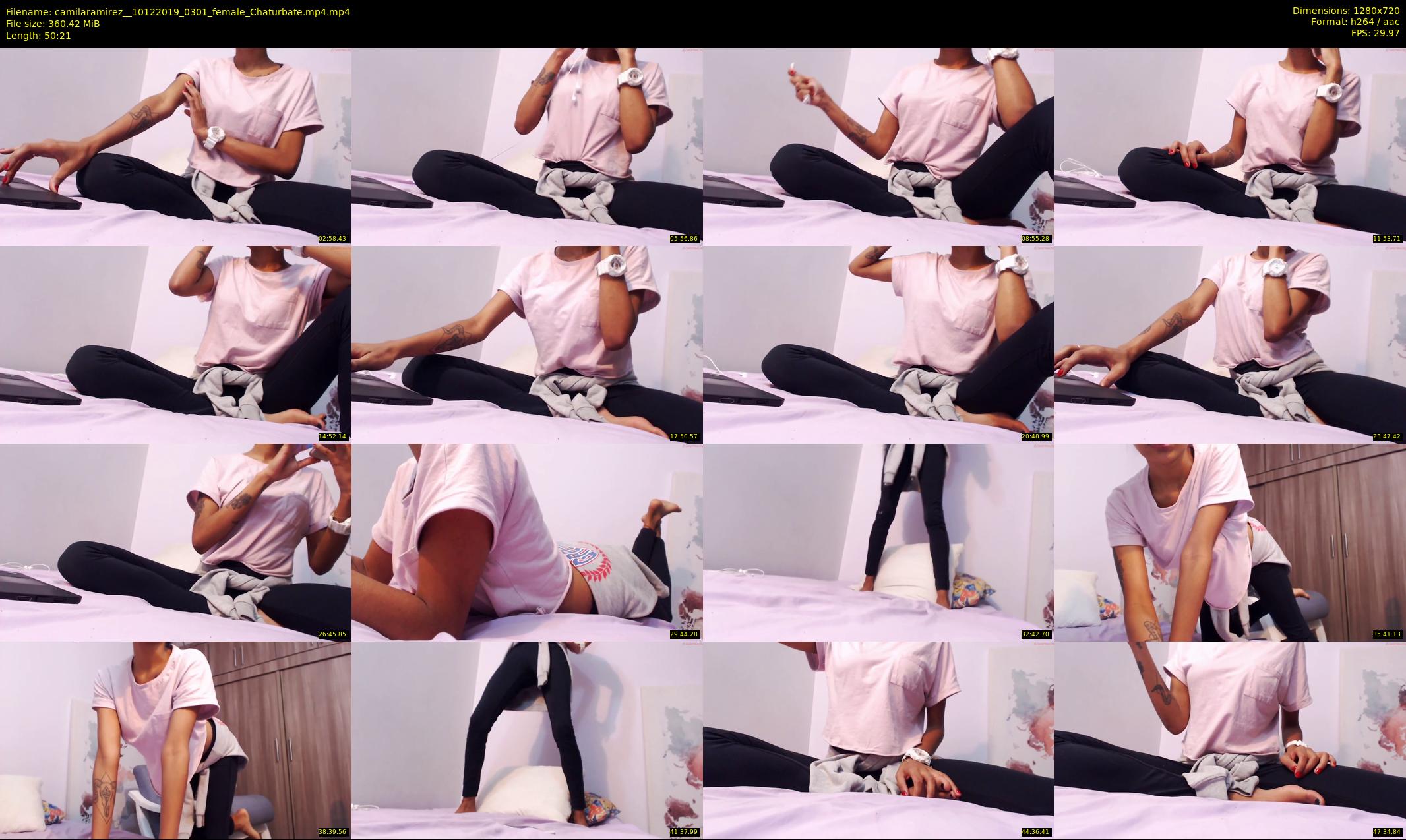 camilaramirez_ — 51 minute Chaturbate female cam show recording, 720p, Dec 10, 2019