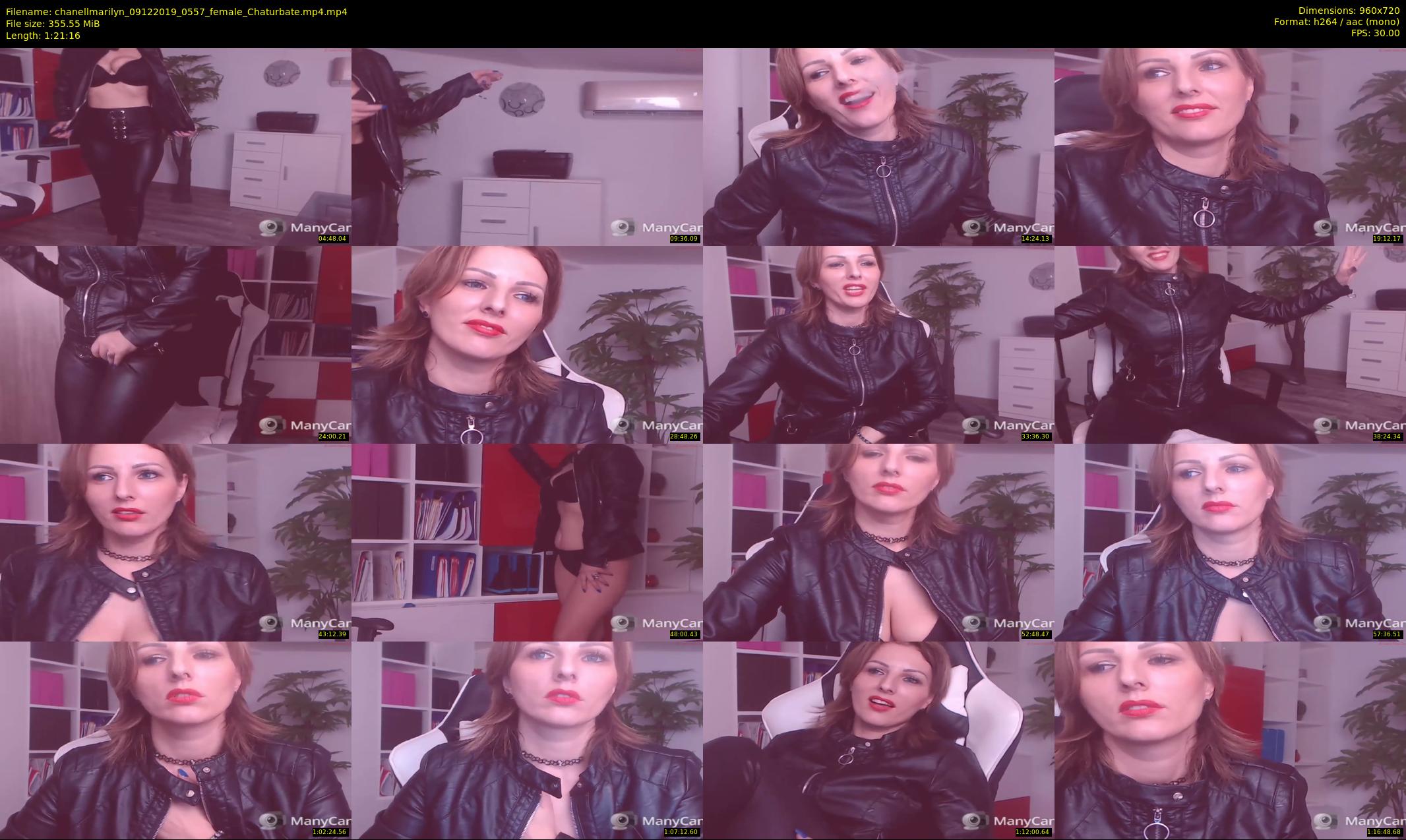 chanellmarilyn — 82 minute Chaturbate female cam show recording, 720p, Dec 9, 2019