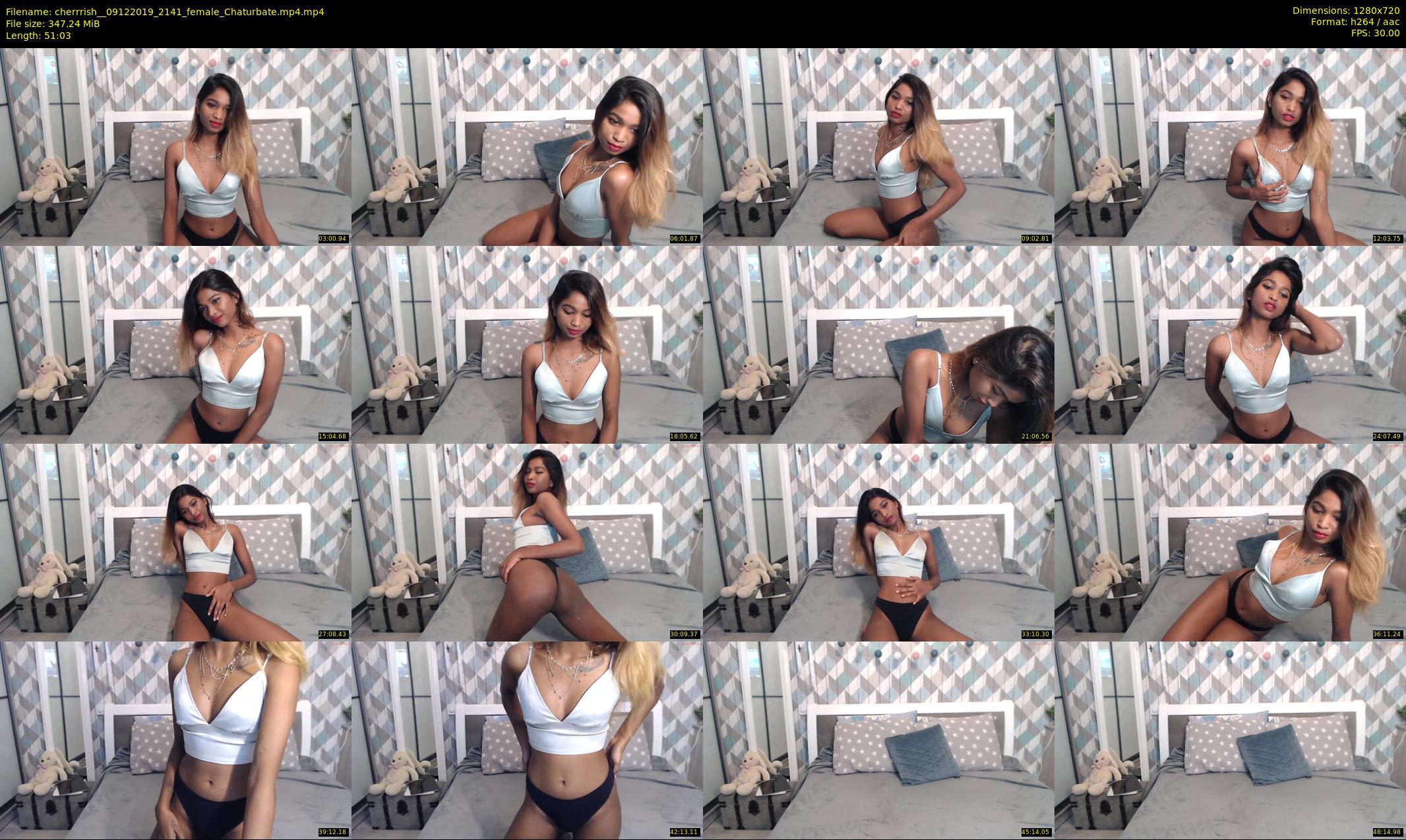 cherrrish_ — 52 minute Chaturbate female cam show recording, 720p, Dec 9, 2019