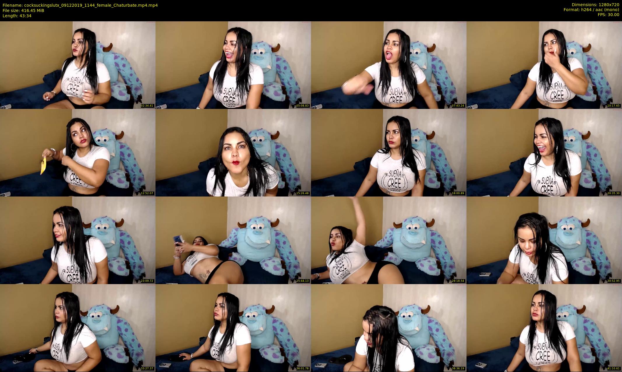 cocksuckingslutx — 44 minute Chaturbate female cam show recording, 720p, Dec 9, 2019
