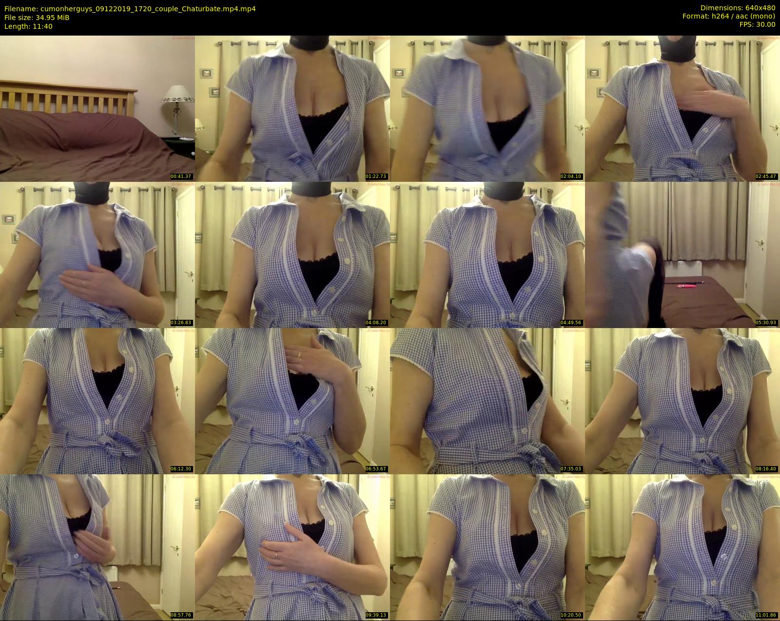 cumonherguys — 12 minute Chaturbate couple cam show recording, 480p, Dec 9, 2019