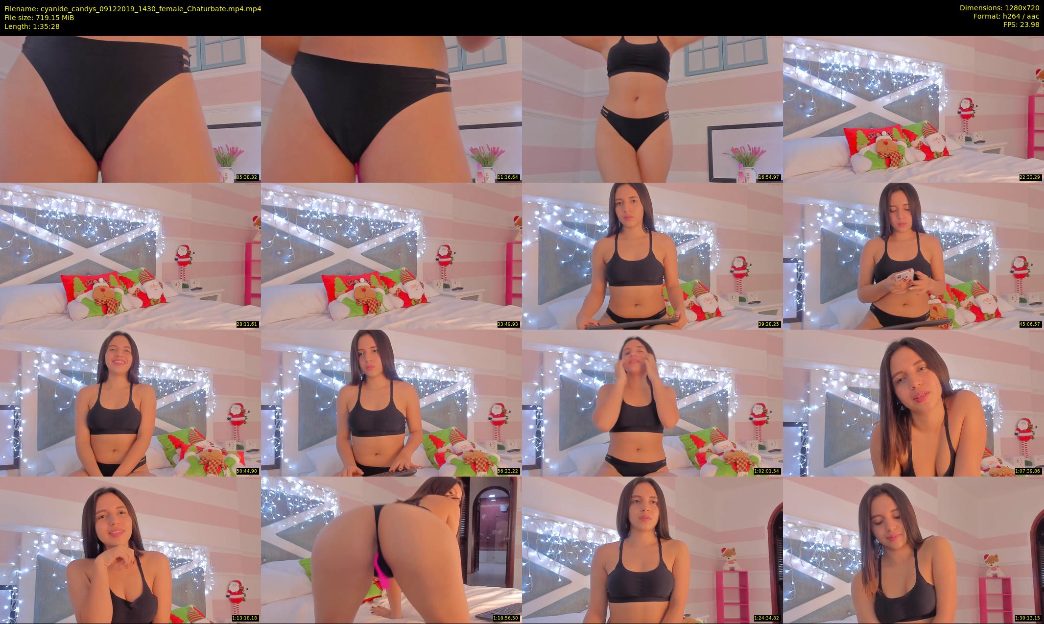 cyanide_candys — 96 minute Chaturbate female cam show recording, 720p, Dec 9, 2019