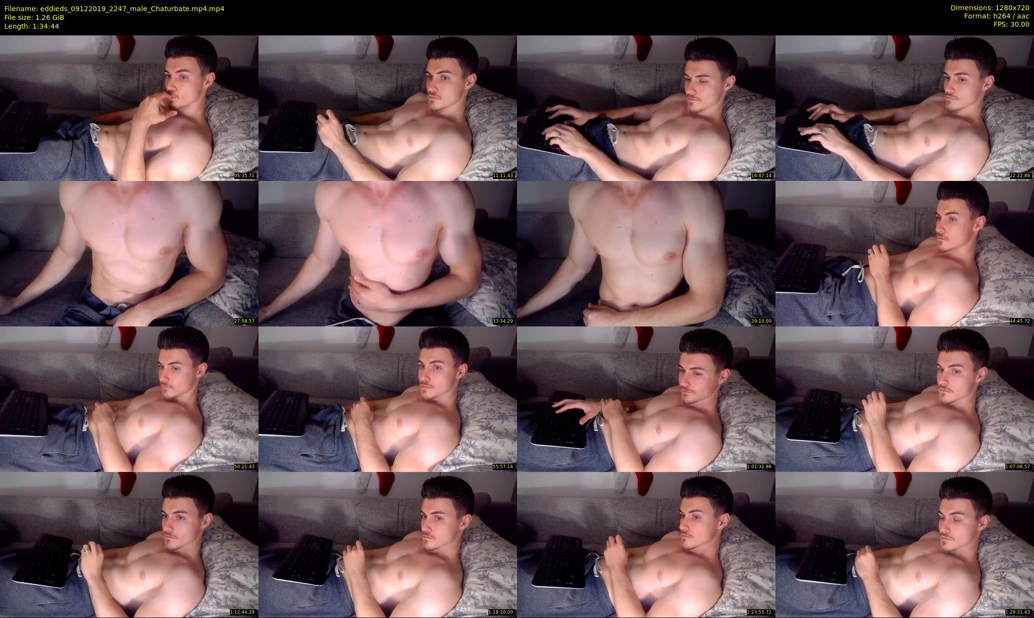 eddieds — 95 minute Chaturbate male cam show recording, 720p, Dec 9, 2019