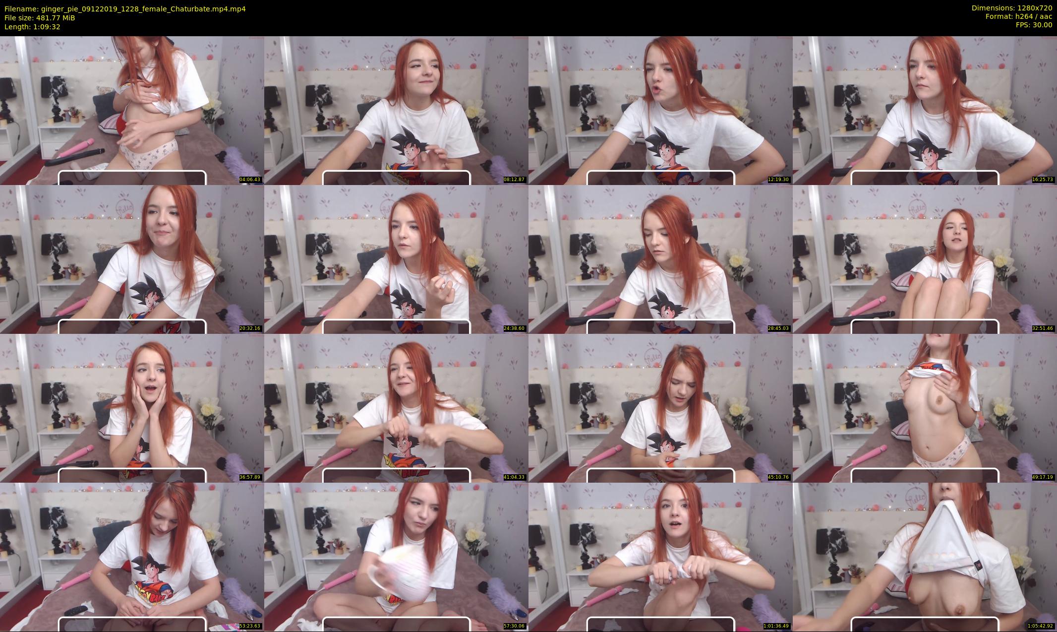 ginger_pie — 70 minute Chaturbate female cam show recording, 720p, Dec 9, 2019