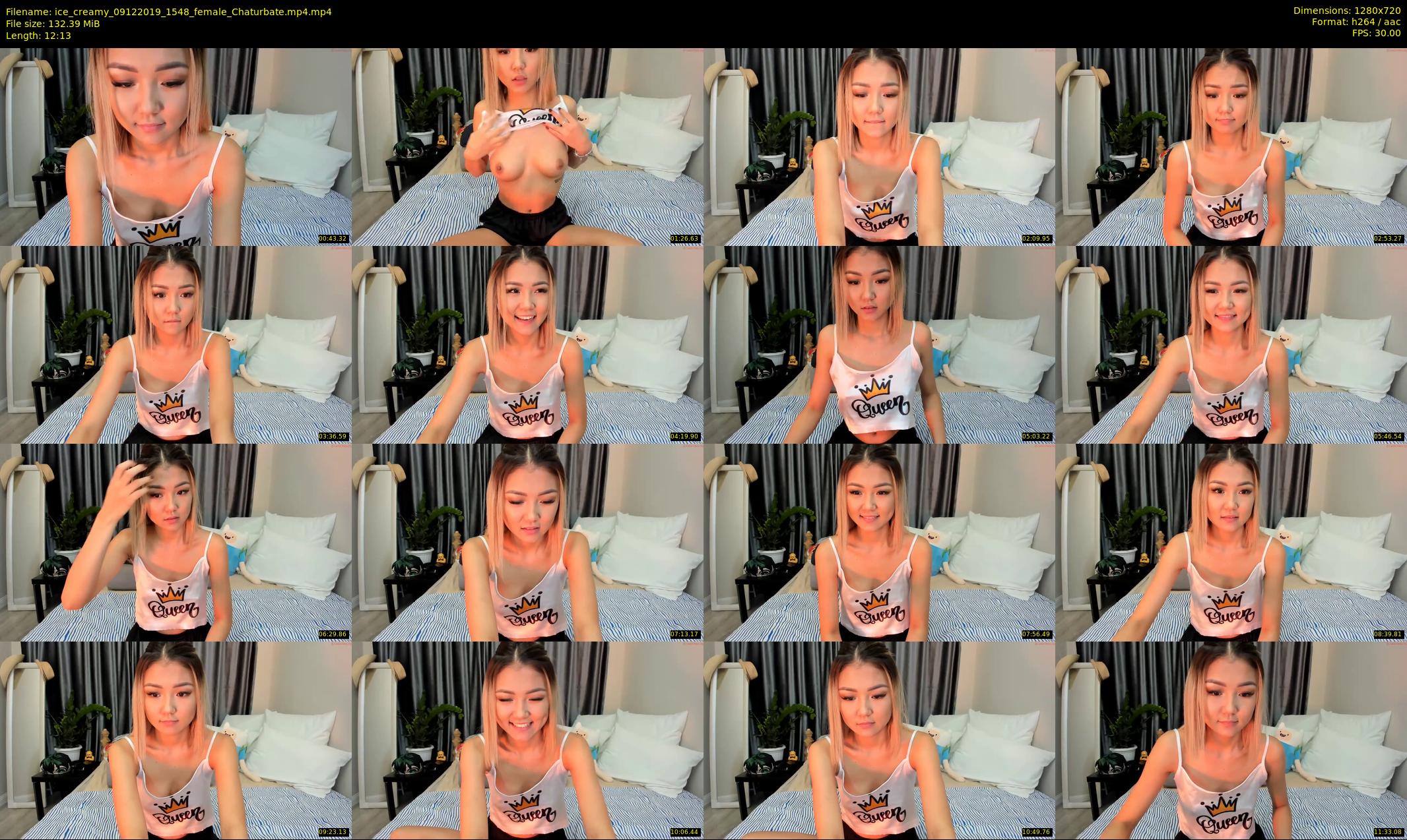 ice_creamy — 13 minute Chaturbate female cam show recording, 720p, Dec 9, 2019