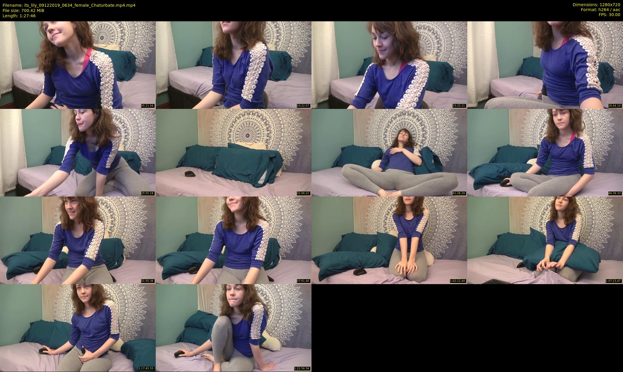 its_lily — 88 minute Chaturbate female cam show recording, 720p, Dec 9, 2019