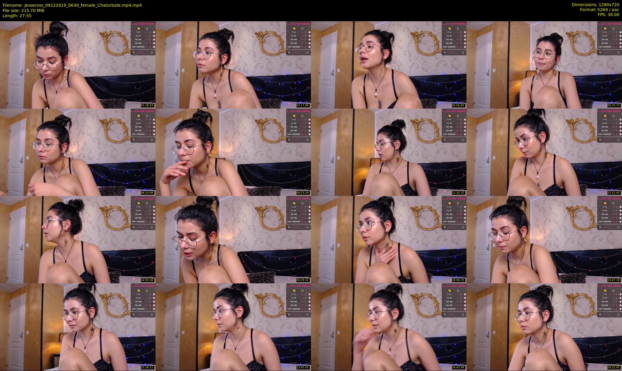 jessaross — 28 minute Chaturbate female cam show recording, 720p, Dec 9, 2019