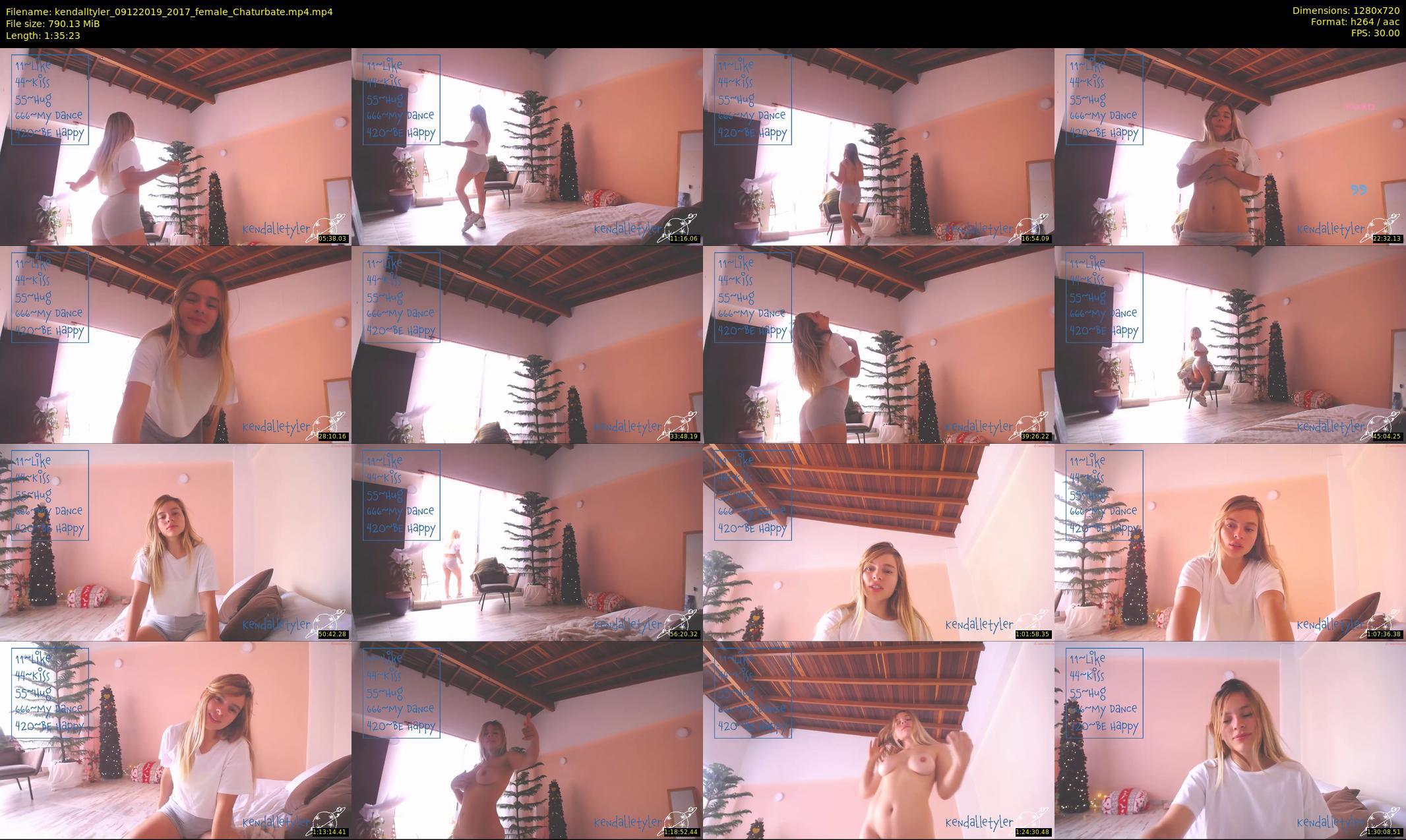 kendalltyler — 96 minute Chaturbate female cam show recording, 720p, Dec 9, 2019