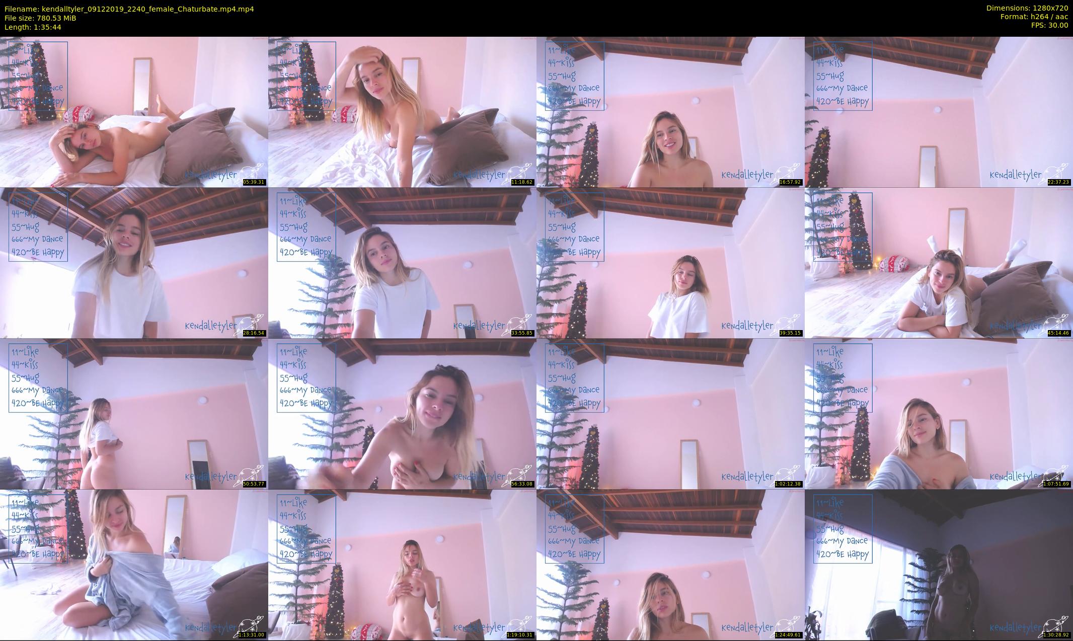 kendalltyler — 96 minute Chaturbate female cam show recording, 720p, Dec 9, 2019