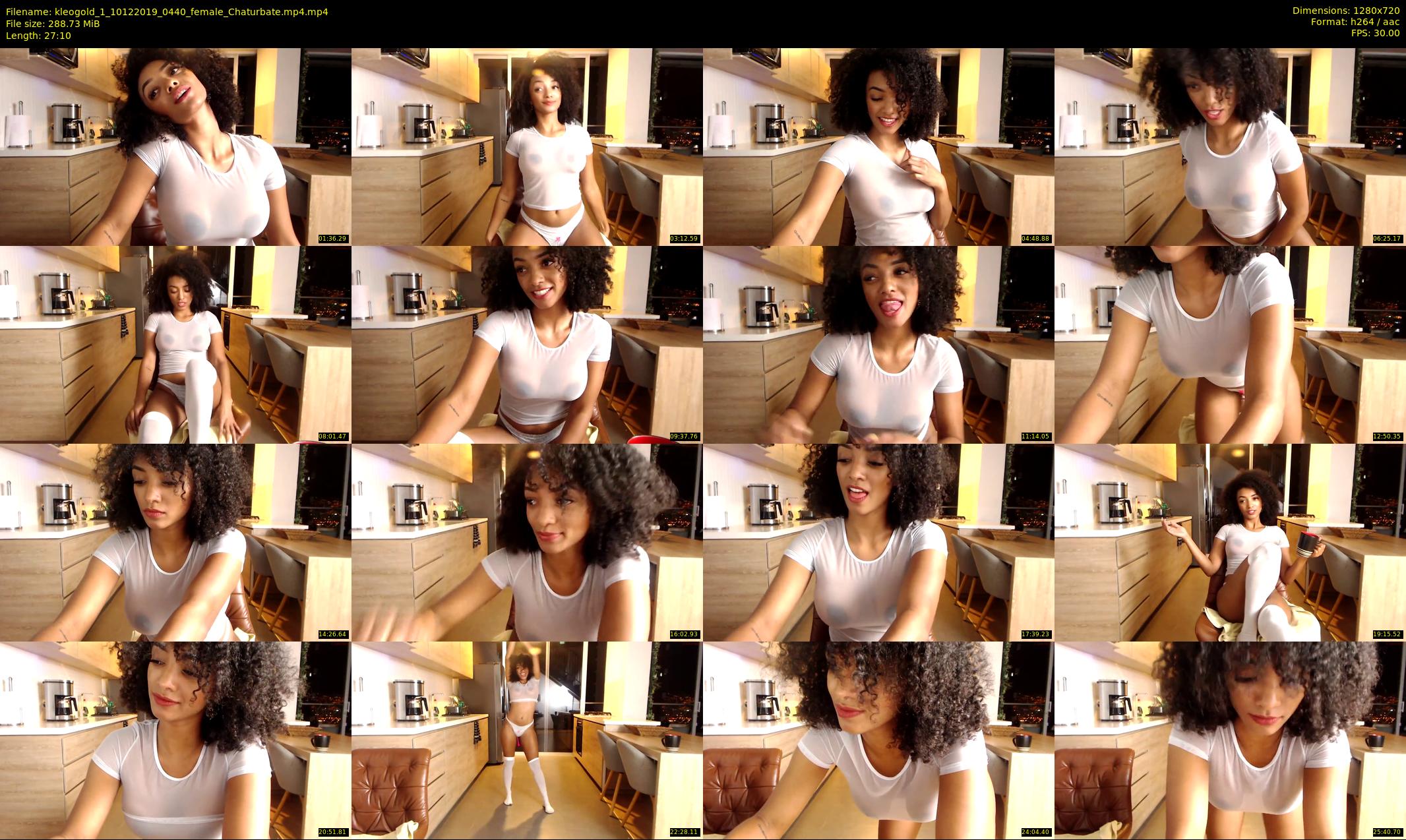 kleogold_1 — 28 minute Chaturbate female cam show recording, 720p, Dec 10, 2019