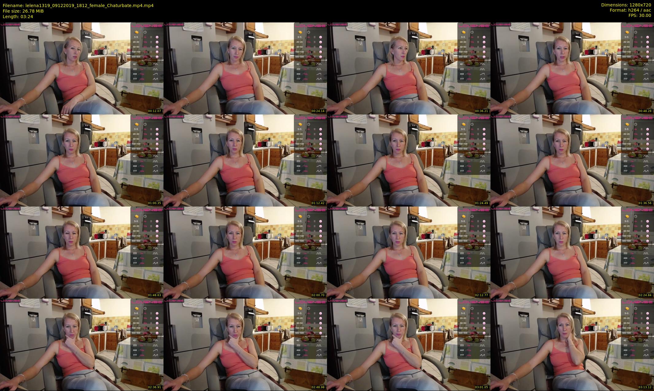 lelena1319 — 4 minute Chaturbate female cam show recording, 720p, Dec 9, 2019