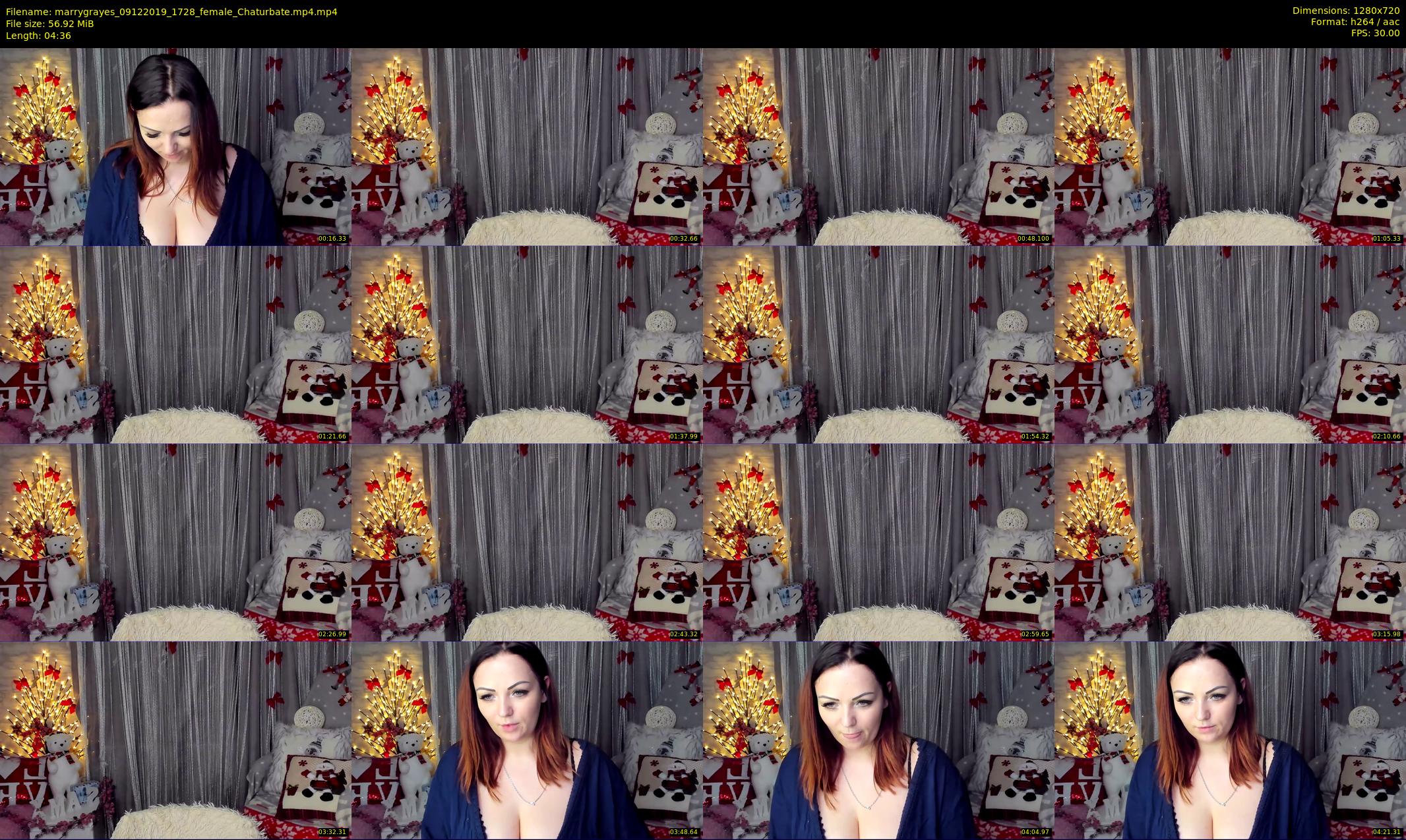 marrygrayes — 5 minute Chaturbate female cam show recording, 720p, Dec 9, 2019