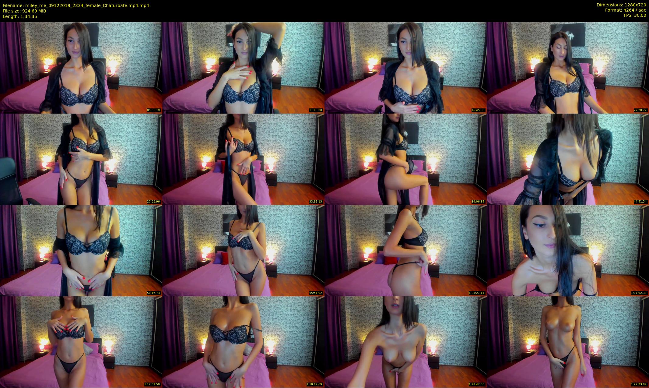 miley_me — 95 minute Chaturbate female cam show recording, 720p, Dec 9, 2019