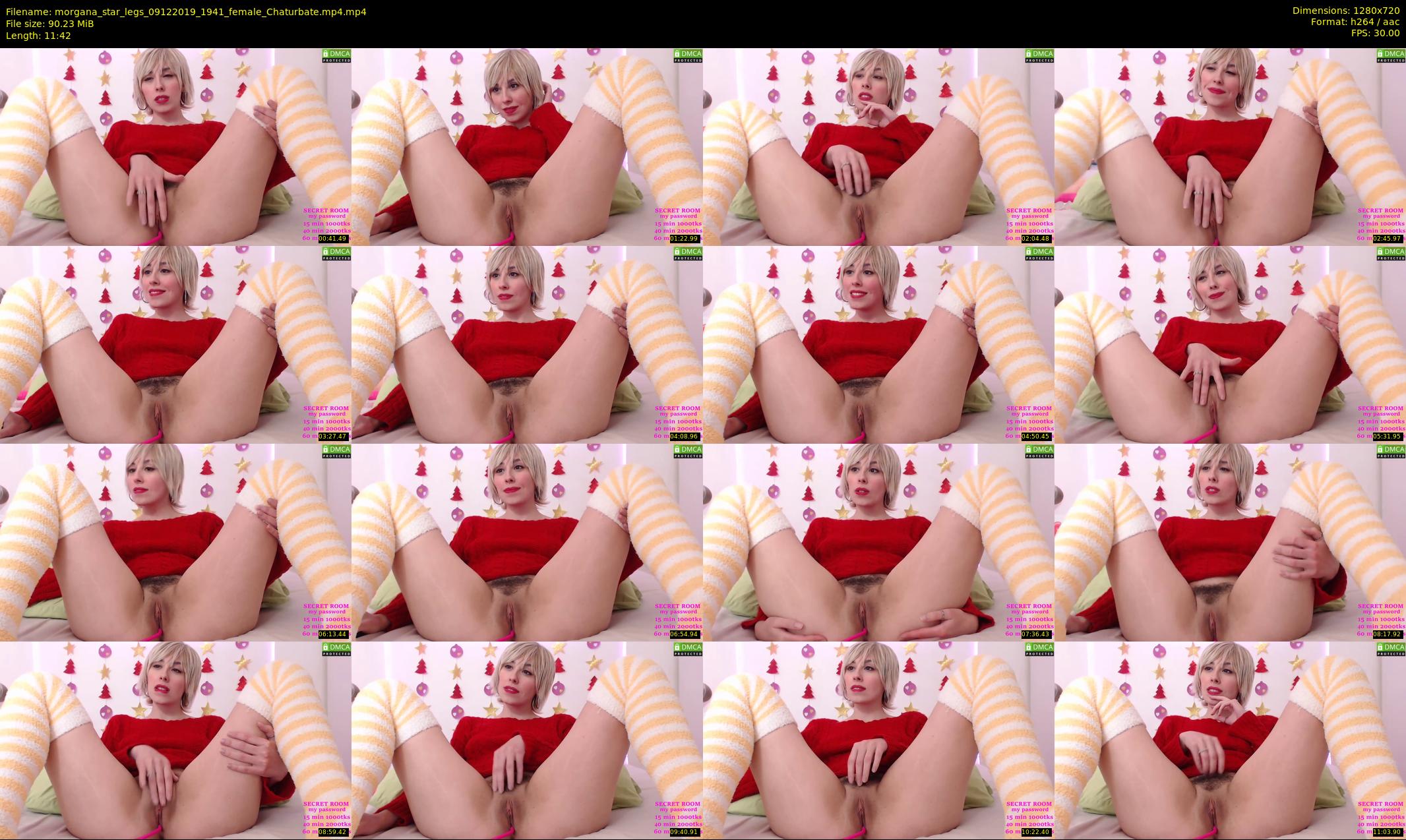 morgana_star_legs — 12 minute Chaturbate female cam show recording, 720p, Dec 9, 2019