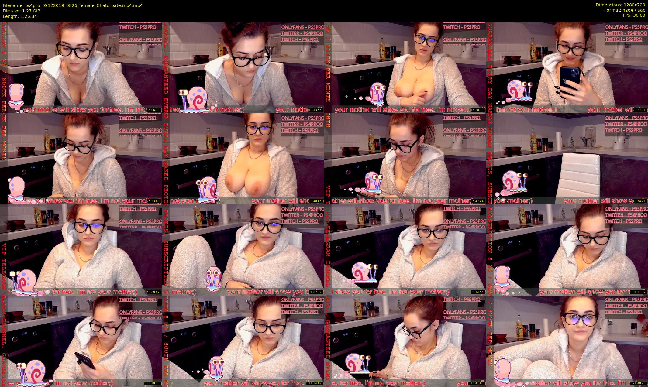 ps4pro — 87 minute Chaturbate female cam show recording, 720p, Dec 9, 2019