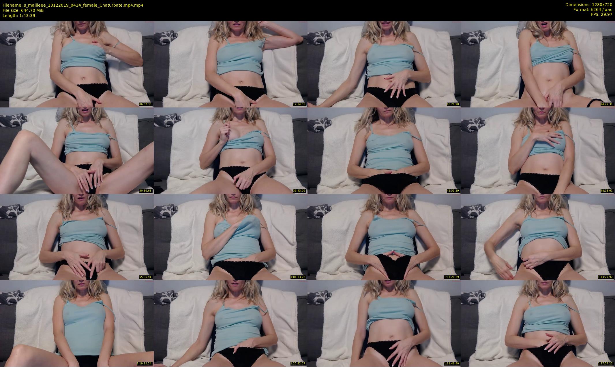 s_mailleee — 104 minute Chaturbate female cam show recording, 720p, Dec 10, 2019