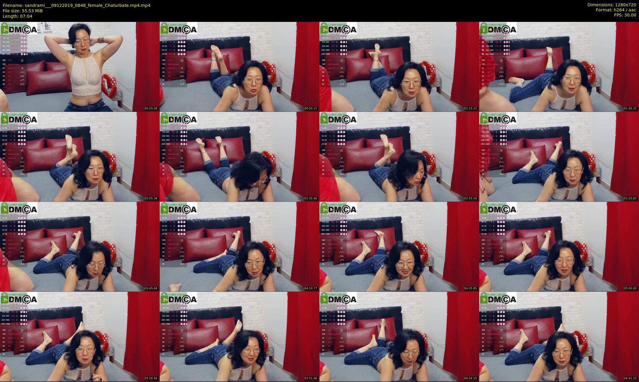 sandrami__ — 8 minute Chaturbate female cam show recording, 720p, Dec 9, 2019