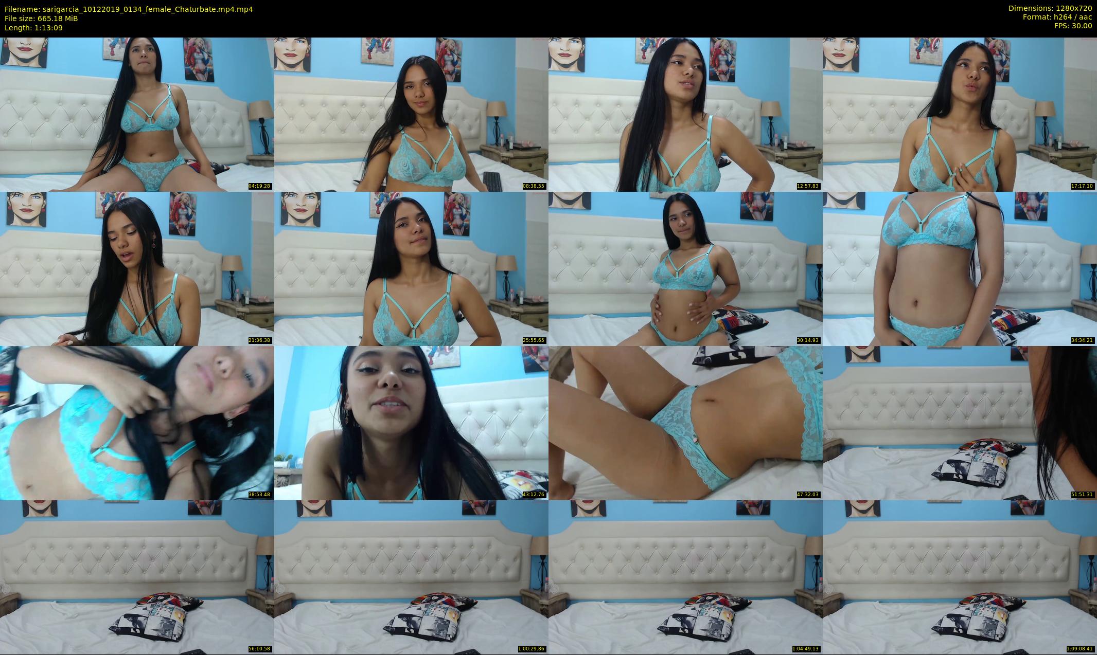 sarigarcia — 74 minute Chaturbate female cam show recording, 720p, Dec 10, 2019