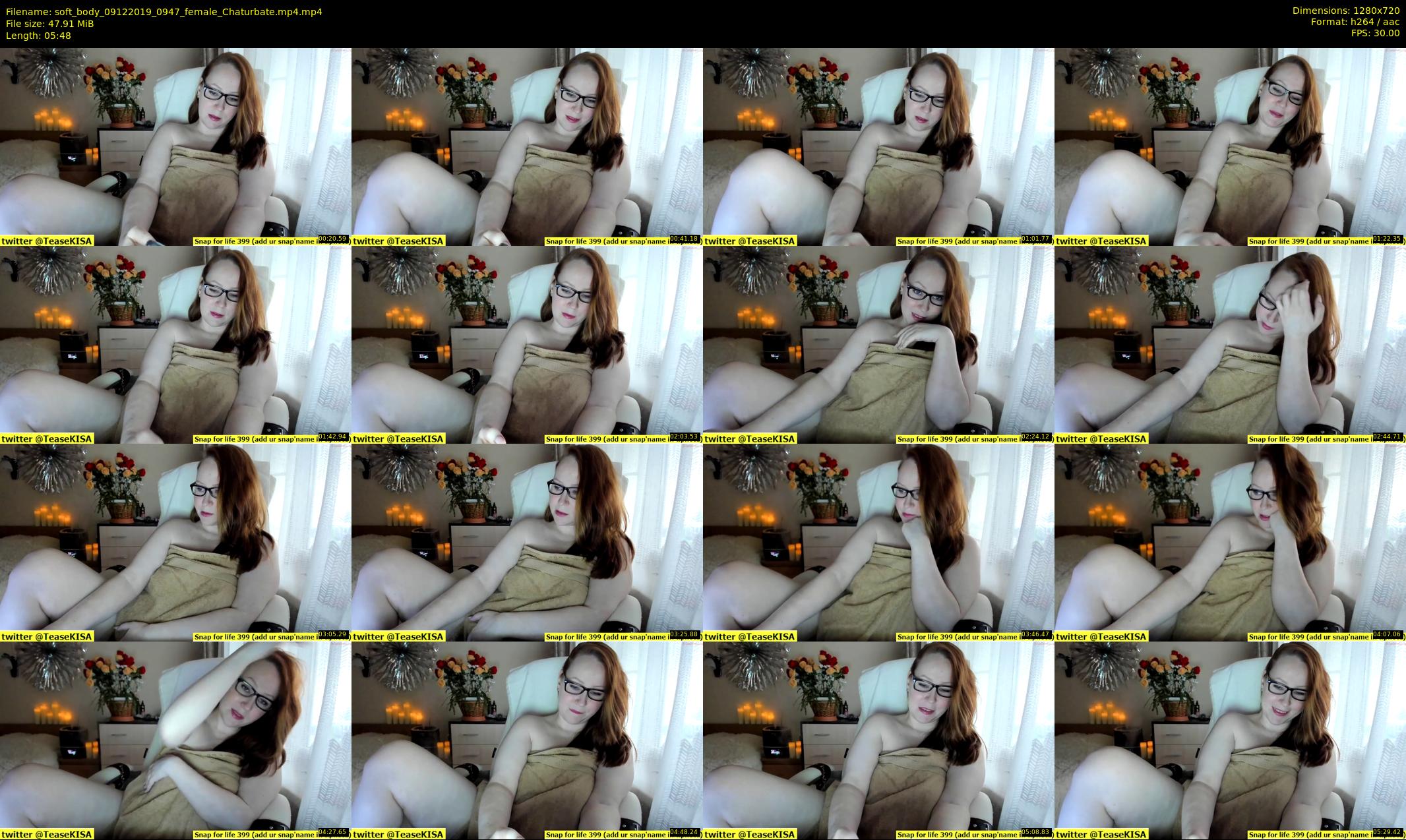 soft_body — 6 minute Chaturbate female cam show recording, 720p, Dec 9, 2019