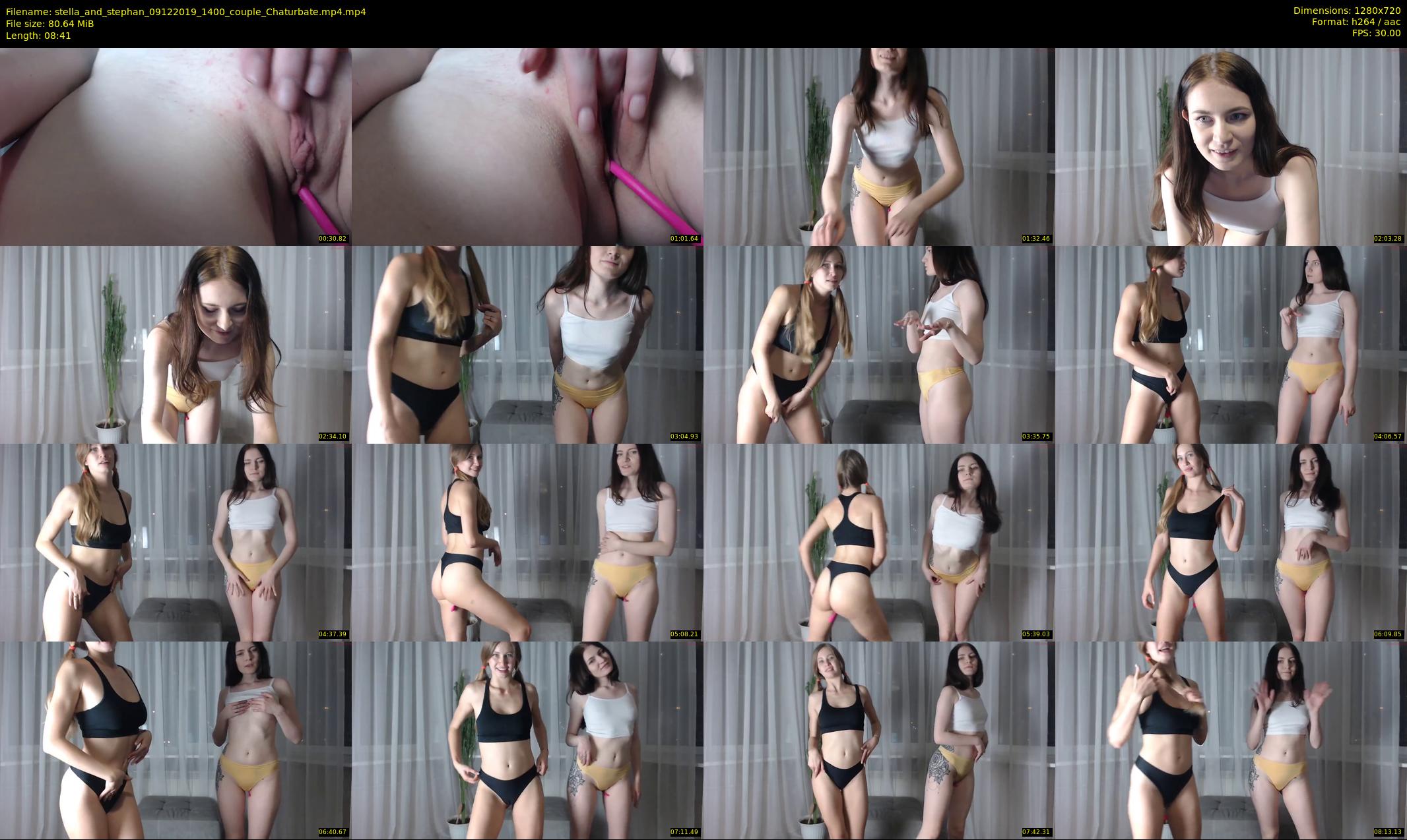 stella_and_stephan — 9 minute Chaturbate couple cam show recording, 720p, Dec 9, 2019