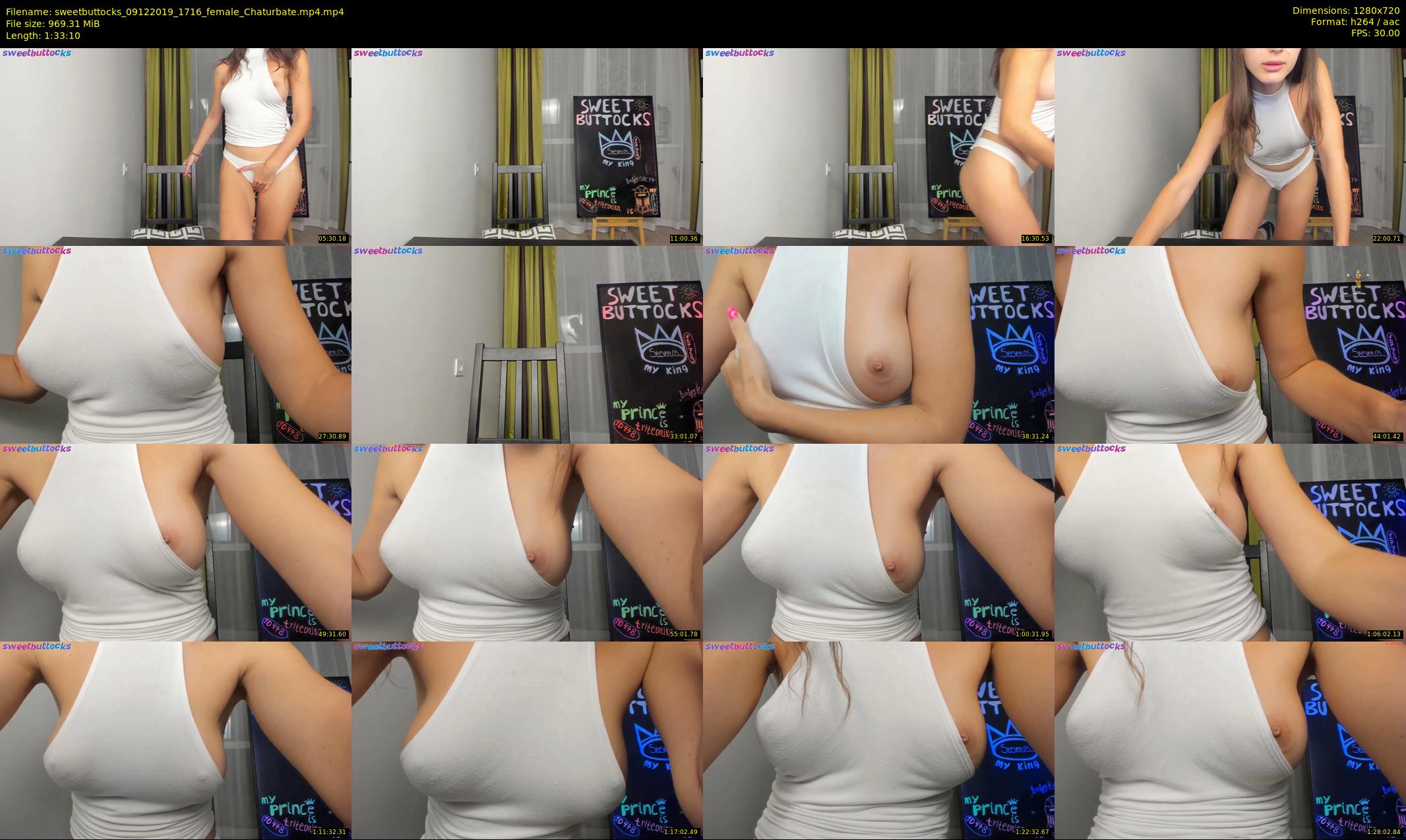 sweetbuttocks — 94 minute Chaturbate female cam show recording, 720p, Dec 9, 2019