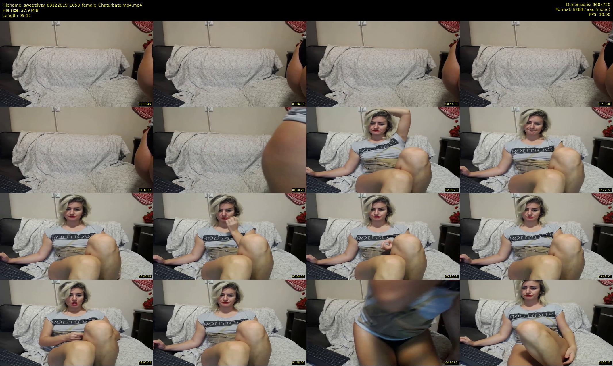 sweetdyzy — 6 minute Chaturbate female cam show recording, 720p, Dec 9, 2019