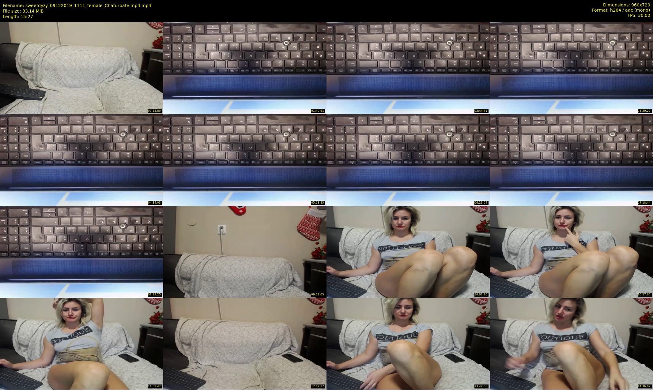 sweetdyzy — 16 minute Chaturbate female cam show recording, 720p, Dec 9, 2019