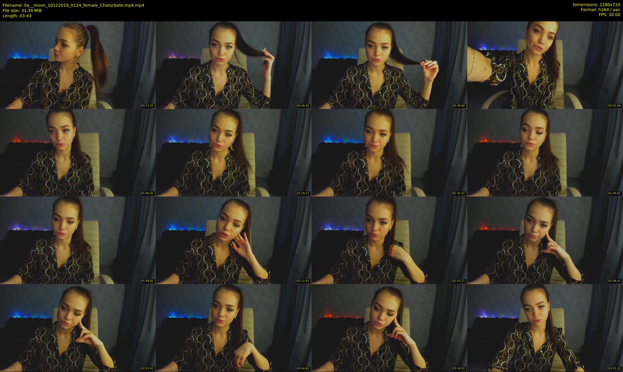 tia__moon — 4 minute Chaturbate female cam show recording, 720p, Dec 10, 2019