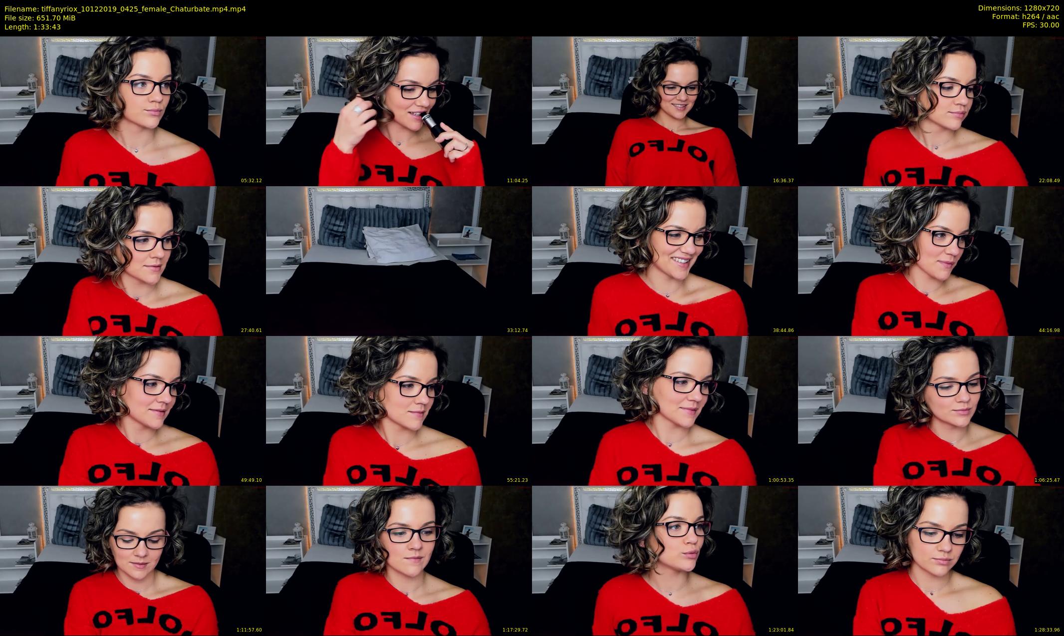 tiffanyriox — 94 minute Chaturbate female cam show recording, 720p, Dec 10, 2019