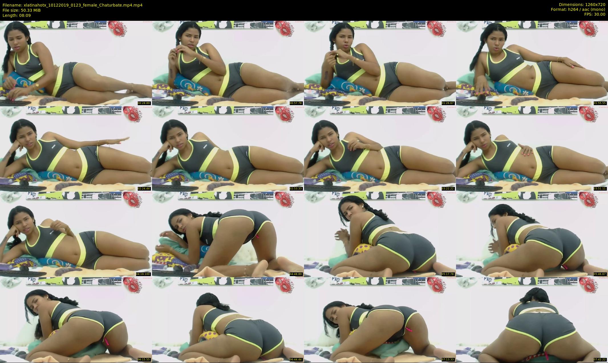 xlatinahotx — 9 minute Chaturbate female cam show recording, 720p, Dec 10, 2019