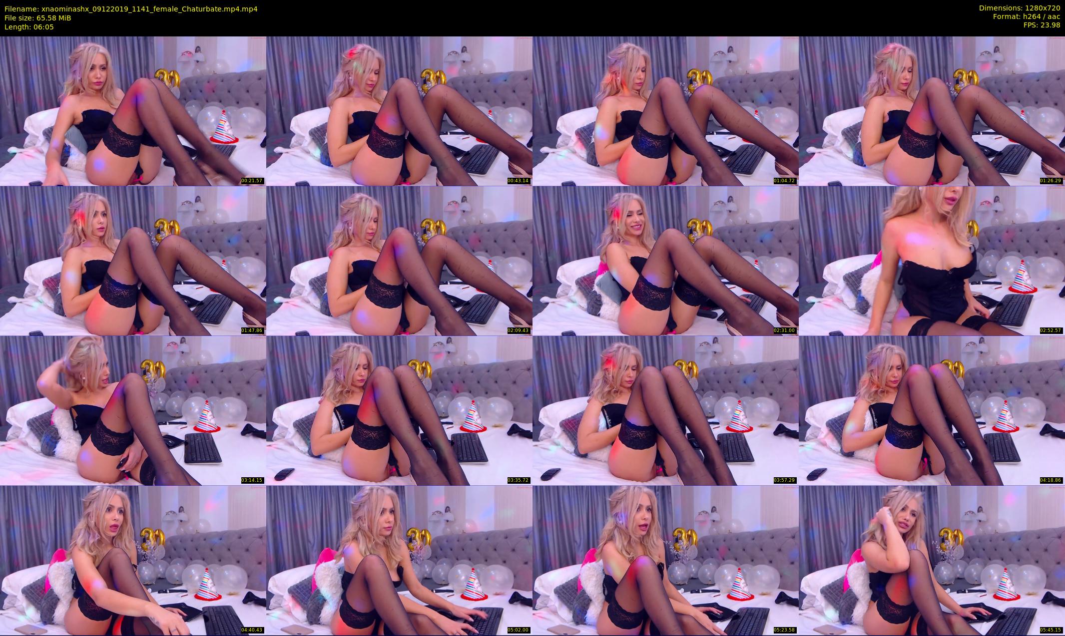 xnaominashx — 7 minute Chaturbate female cam show recording, 720p, Dec 9, 2019
