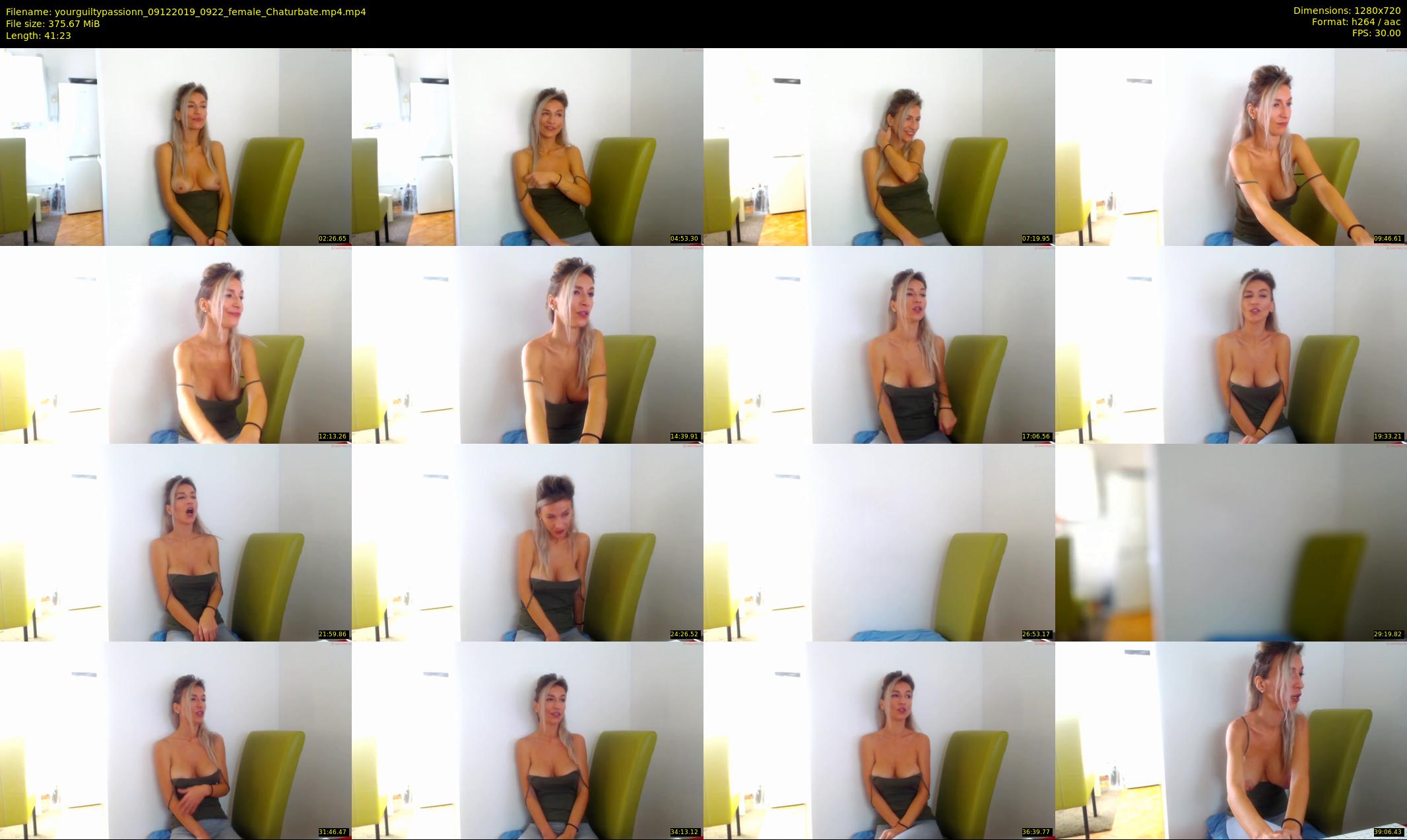 yourguiltypassionn — 42 minute Chaturbate female cam show recording, 720p, Dec 9, 2019