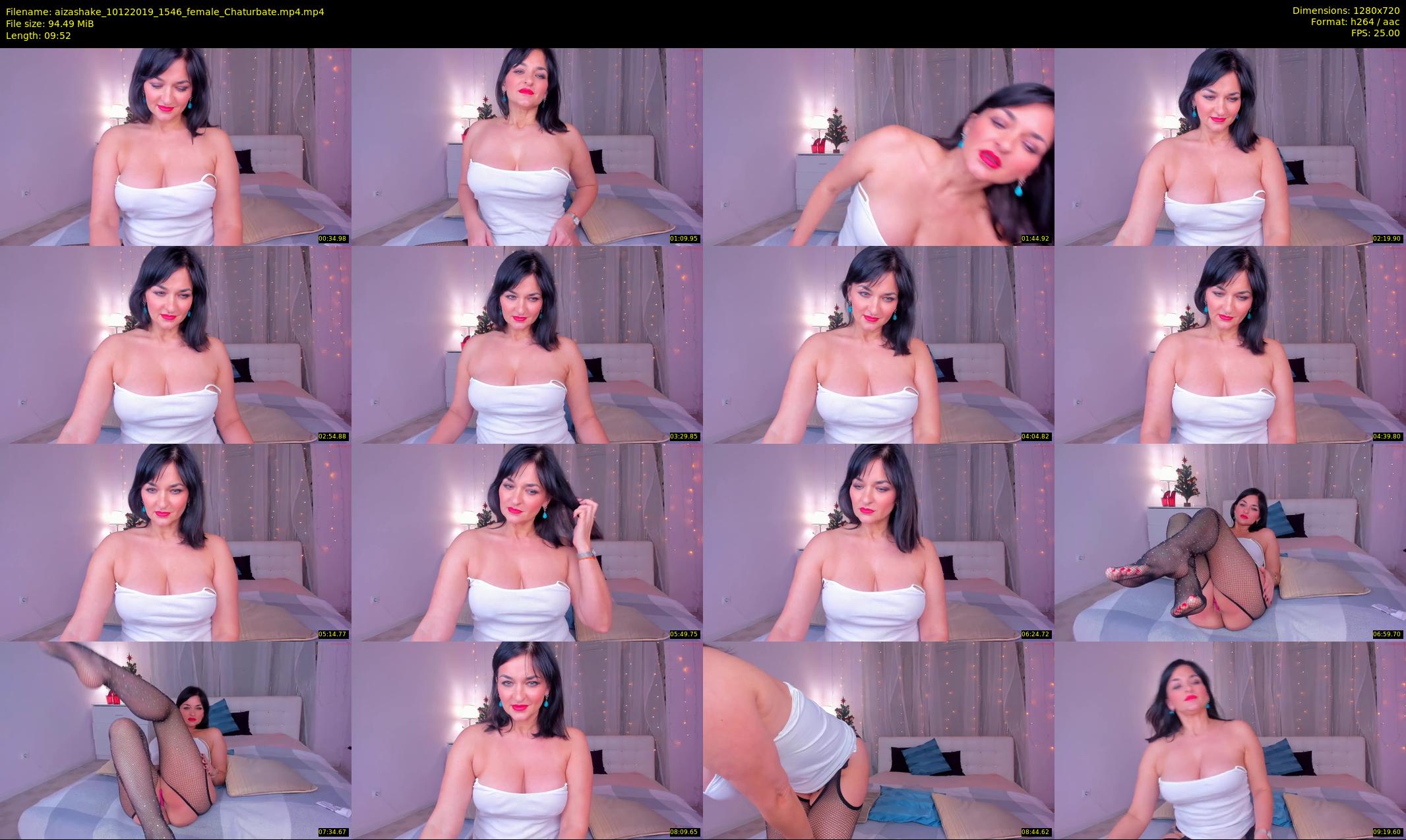 aizashake — 10 minute Chaturbate female cam show recording, 720p, Dec 10, 2019