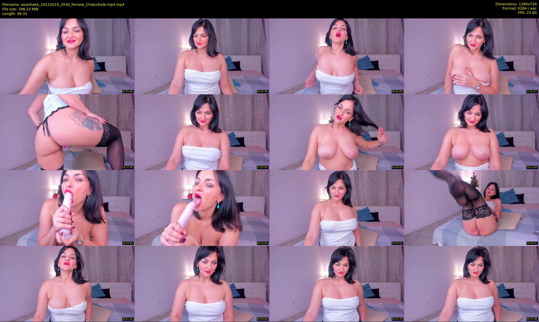 aizashake — 50 minute Chaturbate female cam show recording, 720p, Dec 10, 2019