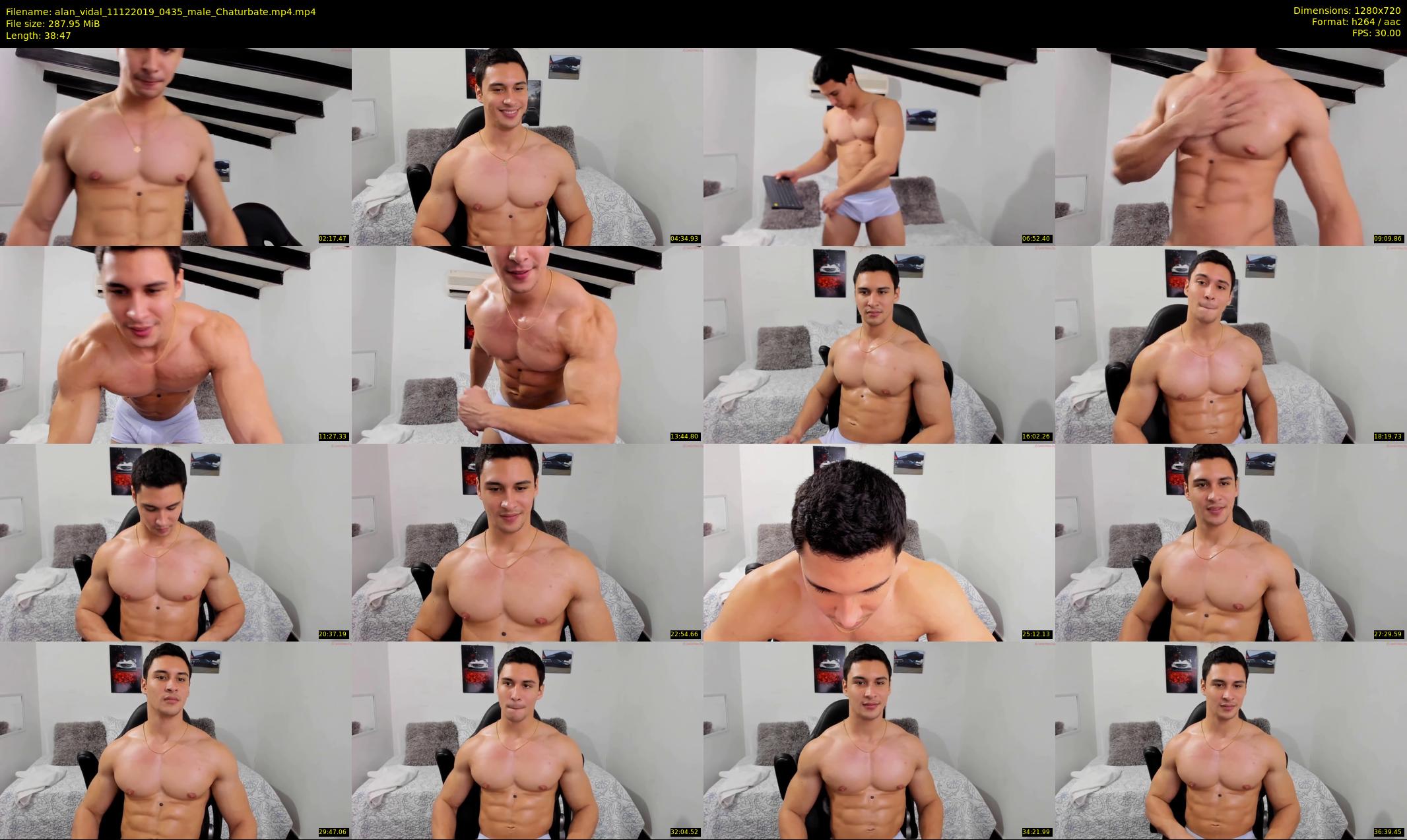 alan_vidal — 39 minute Chaturbate male cam show recording, 720p, Dec 11, 2019