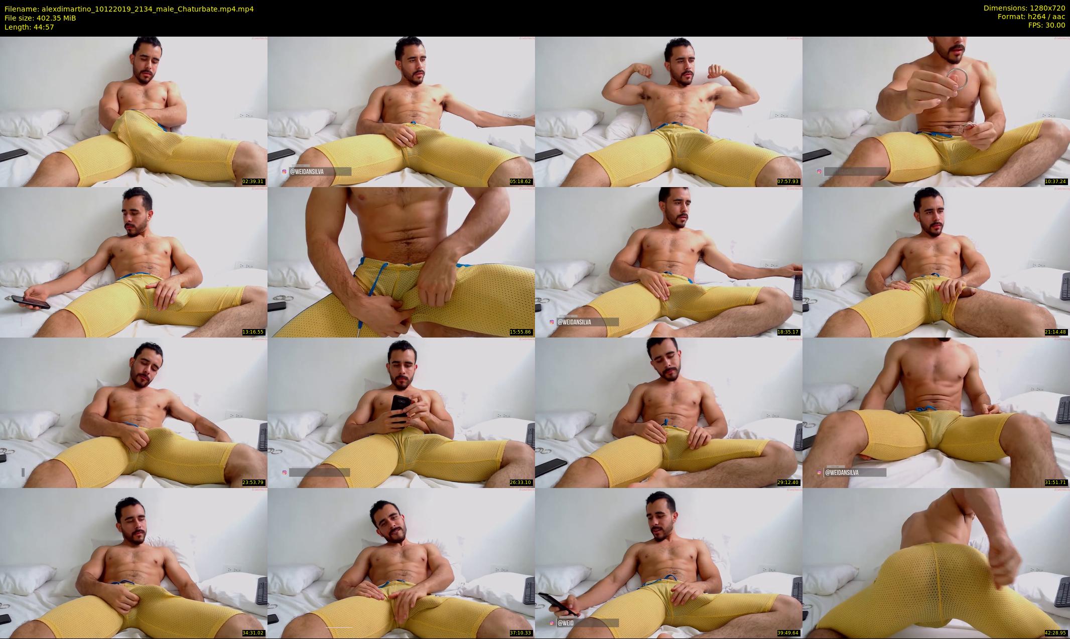 alexdimartino — 45 minute Chaturbate male cam show recording, 720p, Dec 10, 2019