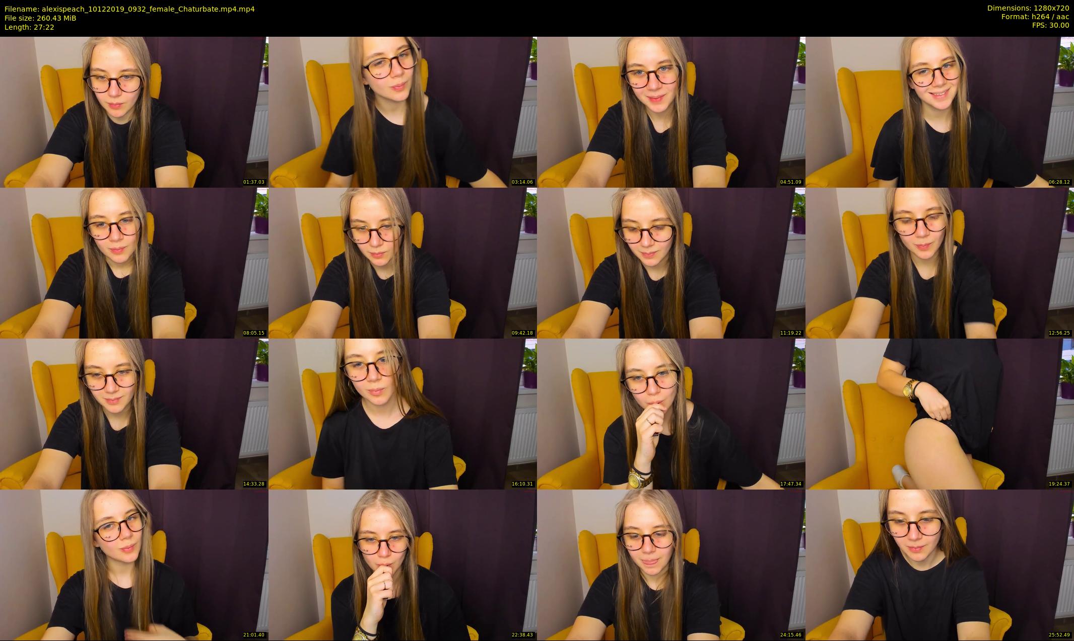 alexispeach — 28 minute Chaturbate female cam show recording, 720p, Dec 10, 2019