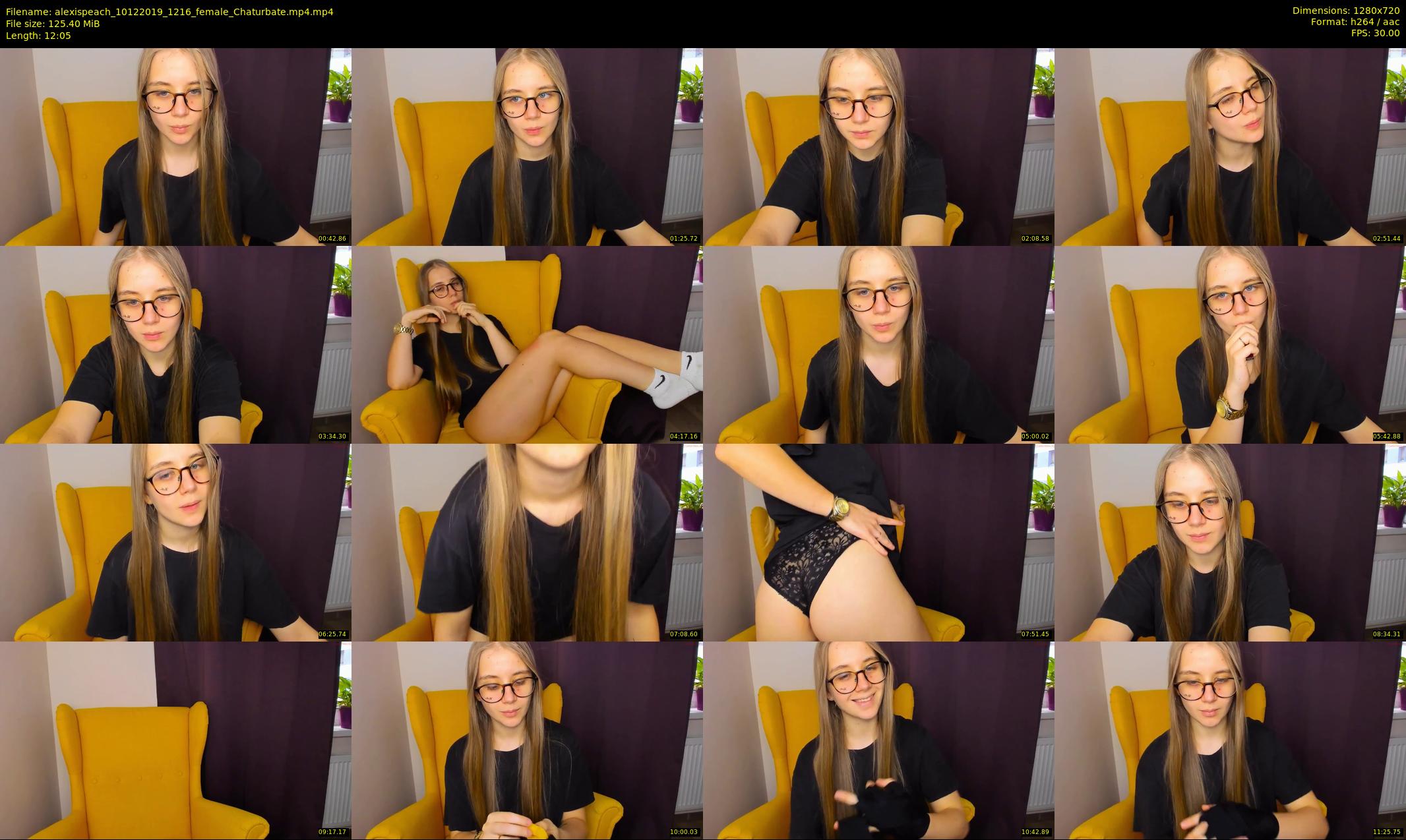 alexispeach — 13 minute Chaturbate female cam show recording, 720p, Dec 10, 2019
