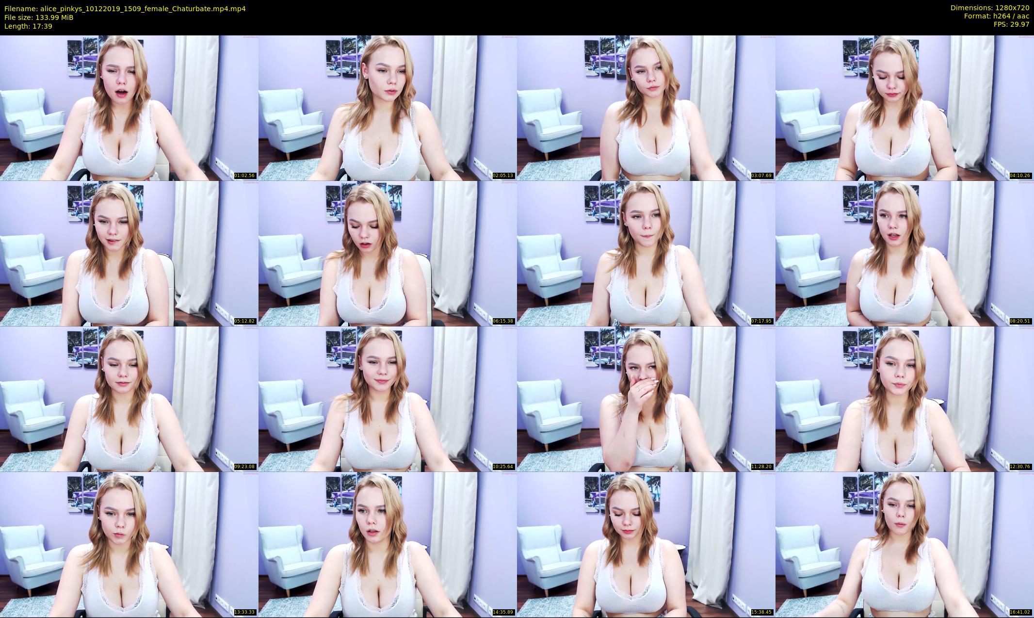 alice_pinkys — 18 minute Chaturbate female cam show recording, 720p, Dec 10, 2019