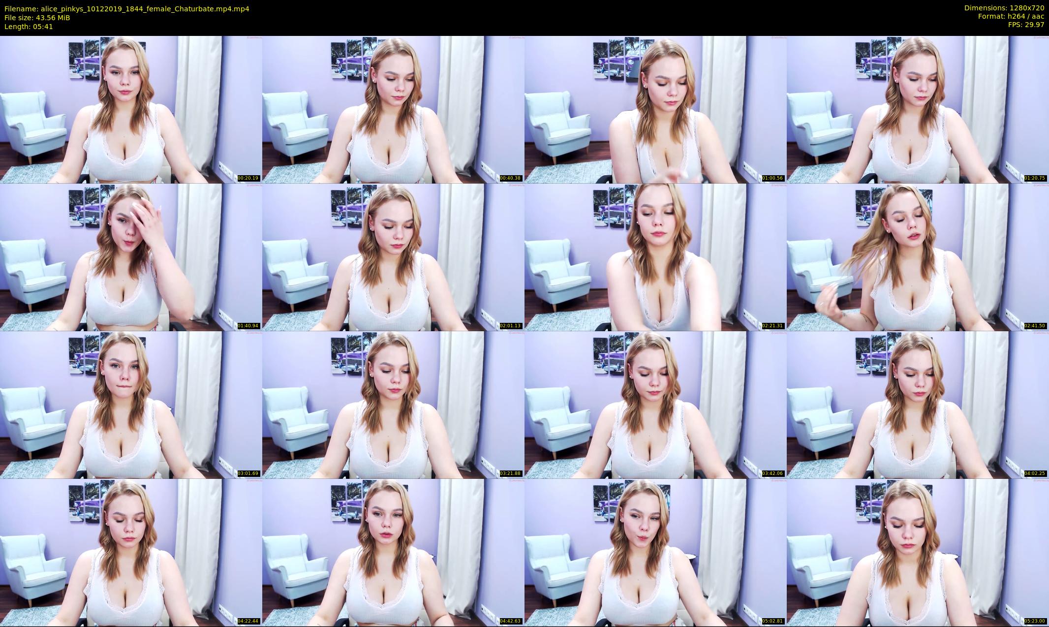alice_pinkys — 6 minute Chaturbate female cam show recording, 720p, Dec 10, 2019