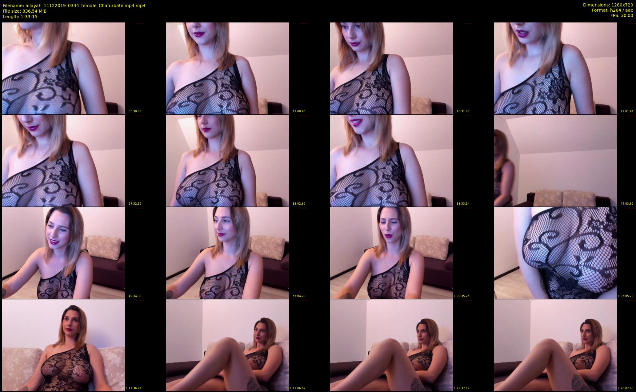 allayah — 94 minute Chaturbate female cam show recording, 720p, Dec 11, 2019