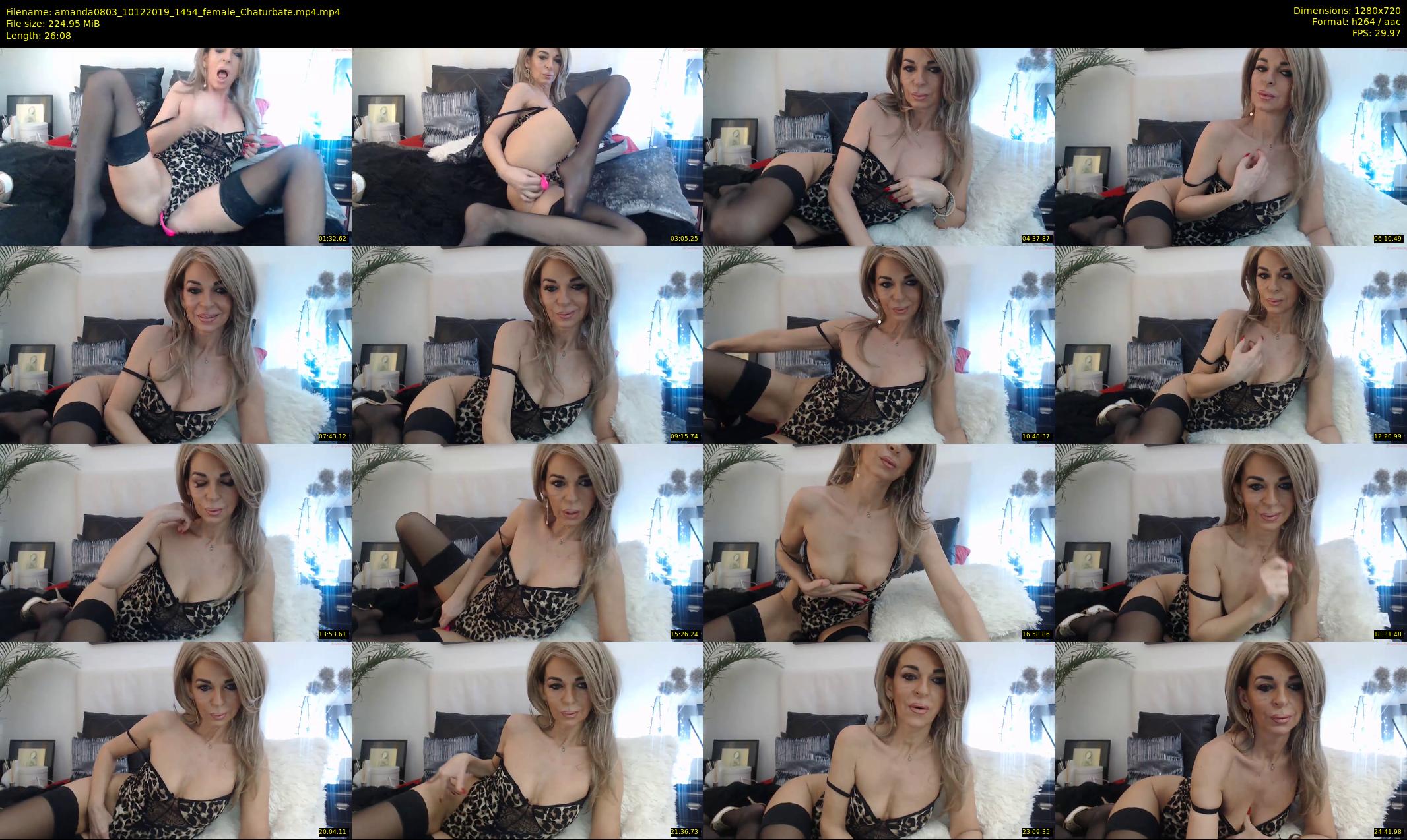 amanda0803 — 27 minute Chaturbate female cam show recording, 720p, Dec 10, 2019