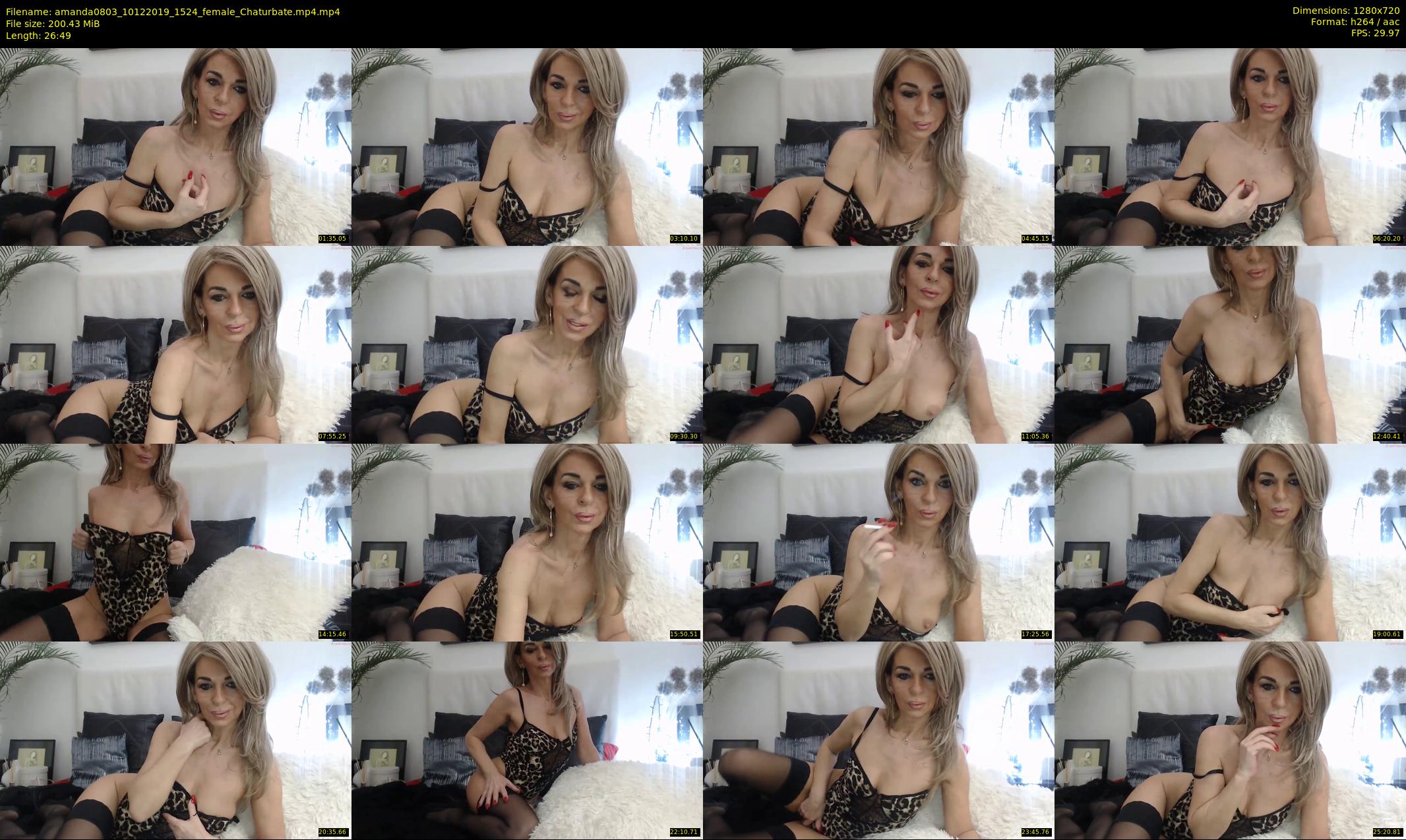 amanda0803 — 27 minute Chaturbate female cam show recording, 720p, Dec 10, 2019