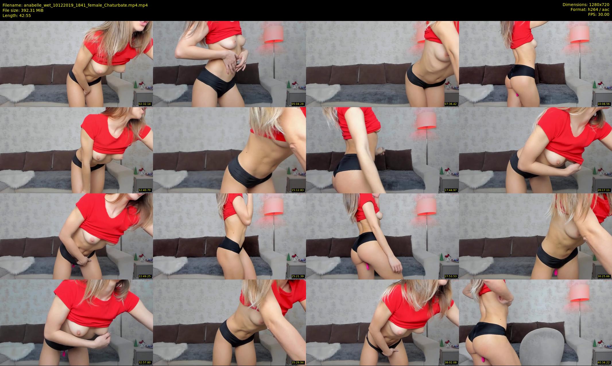 anabelle_wet — 43 minute Chaturbate female cam show recording, 720p, Dec 10, 2019